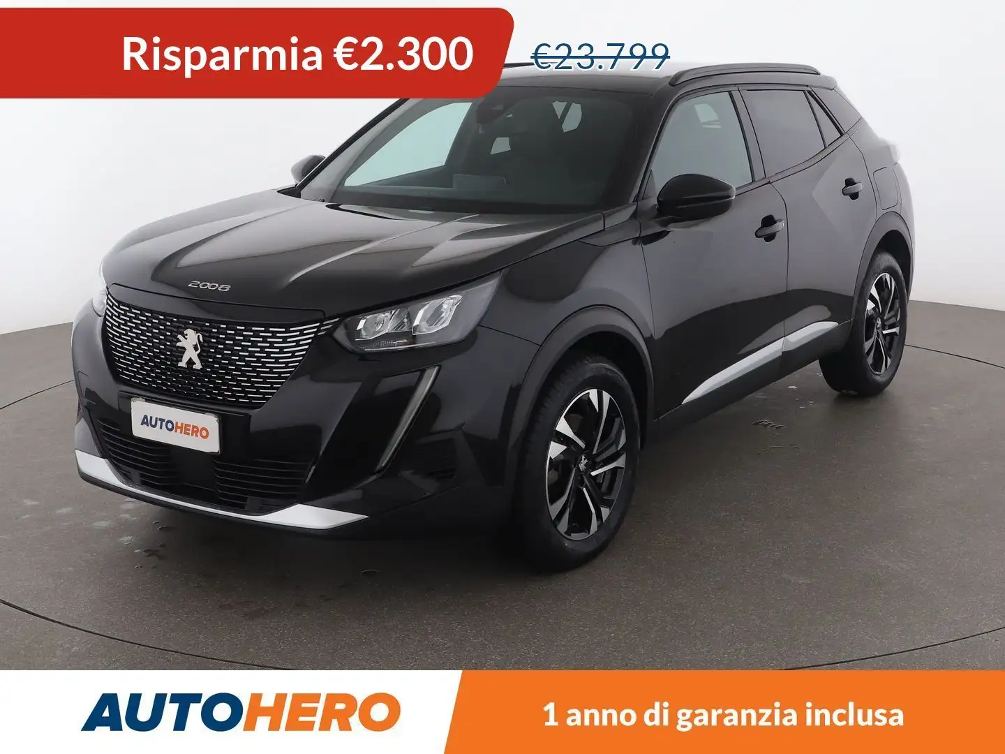 Peugeot 2008 1.5 Blue-HDi Allure Pack 130 CV EAT8 Noir - 1