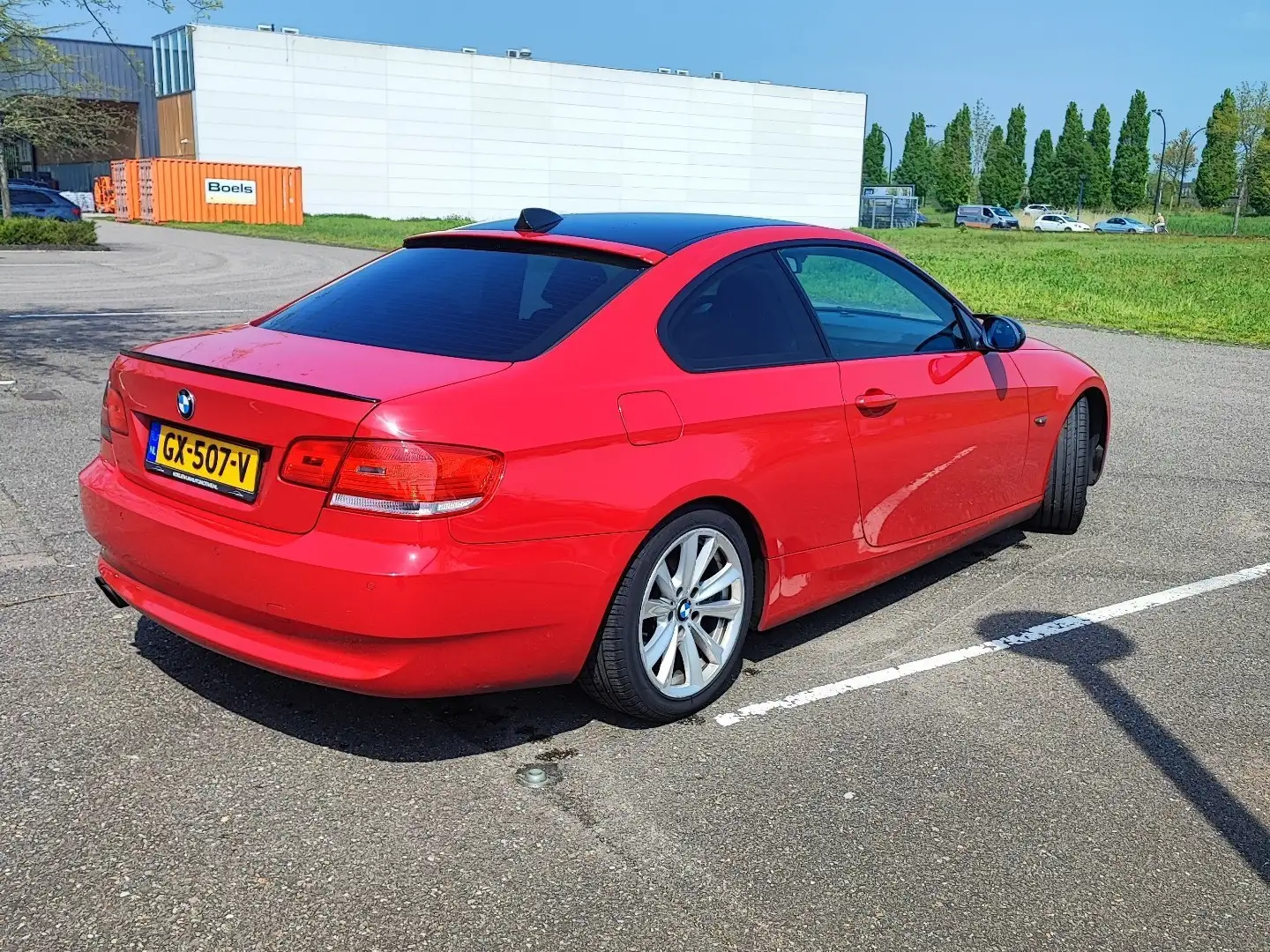 BMW 320 320i Coupe Aut. Rood - 2
