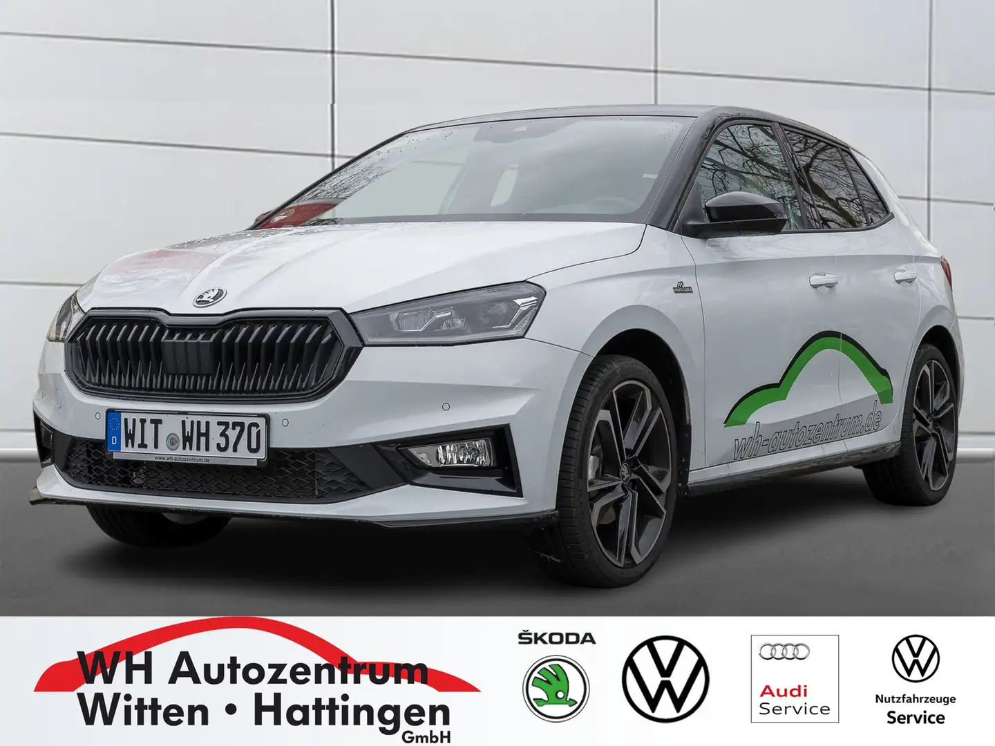 Skoda Fabia 1,5 TSI DSG Monte Carlo NAVI LED BLUETOOTH REAR... Weiß - 1