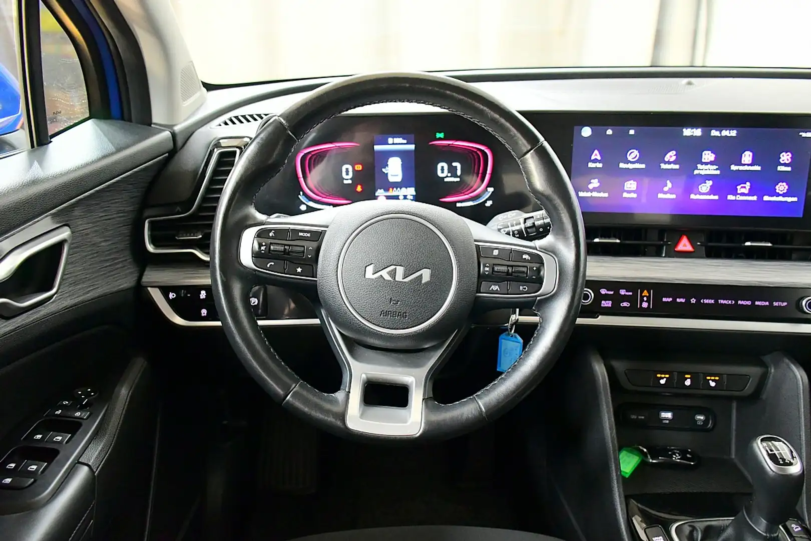Kia Sportage 1,6 TGDI Silber Blau - 2