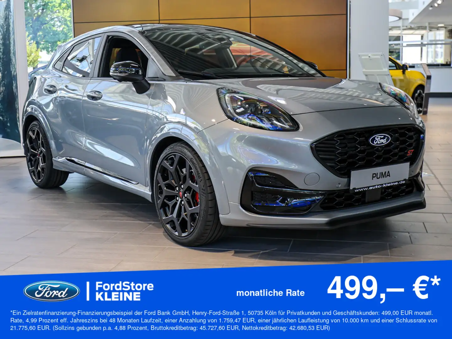 Ford Puma ST 1.0 EcoBoost Hybrid +PANORAMA Plateado - 1