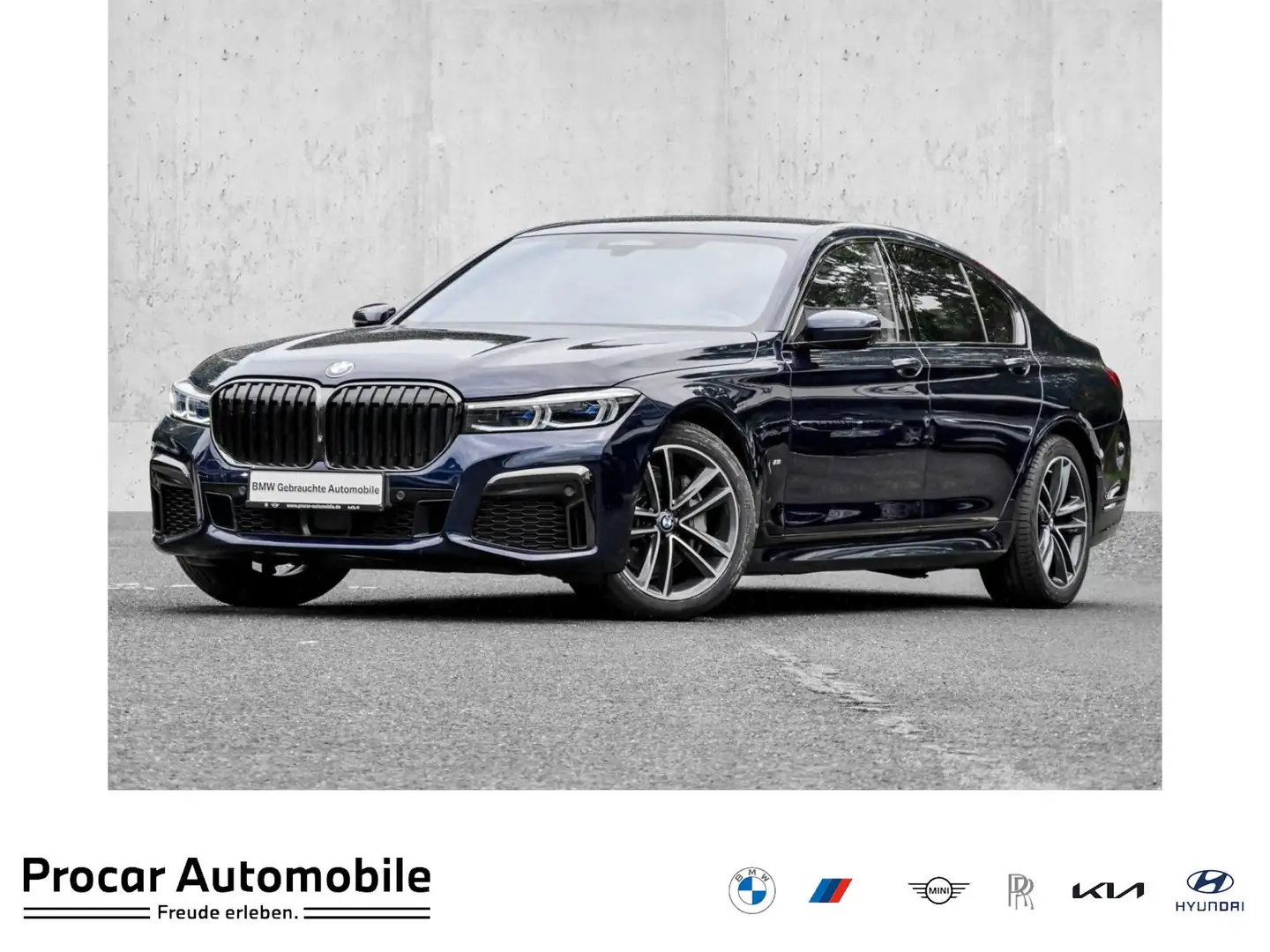 BMW 730 d xDrive LASER+H/K+HUD+ACC+360° KAM+KLIMASITZE Bleu - 1