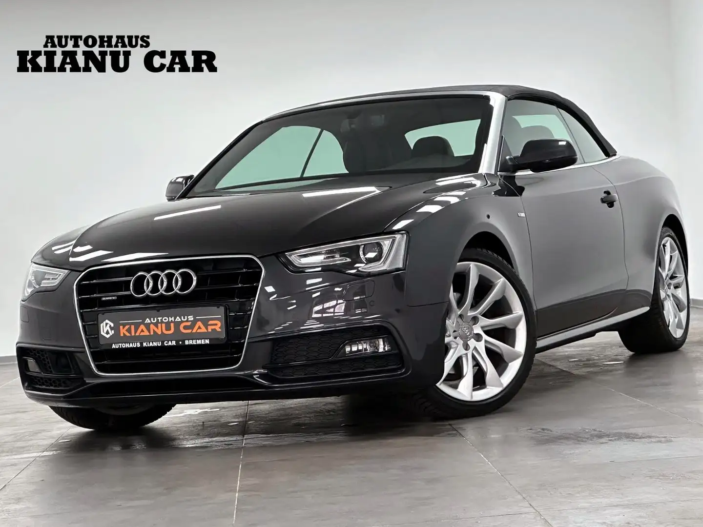 Audi A5 Cabriolet S-Line.LEDER.NAVI.ACC.QUATTRO Grijs - 1