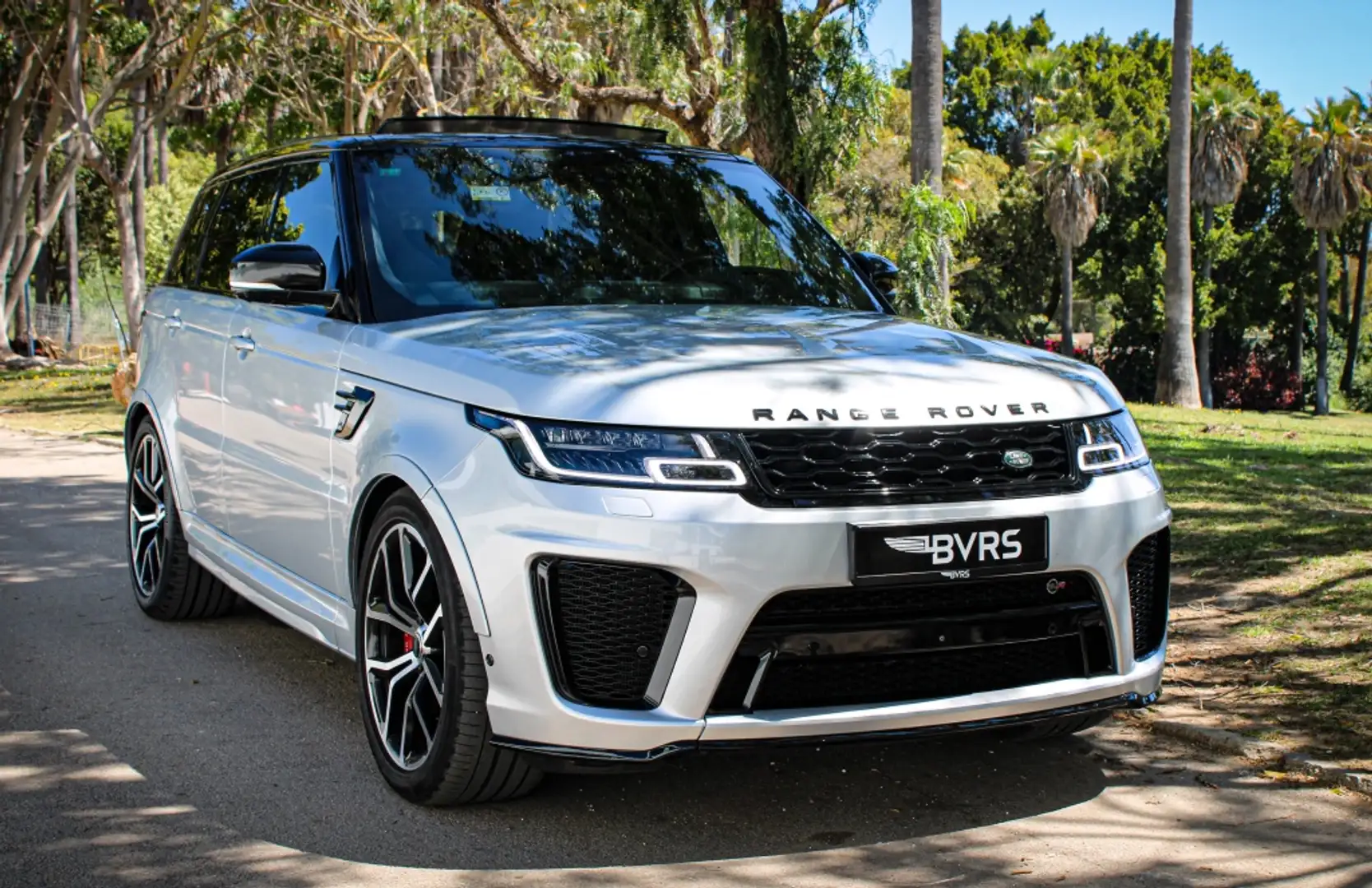 Land Rover Range Rover Sport 5.0 V8 SC SVR Aut. Silber - 1