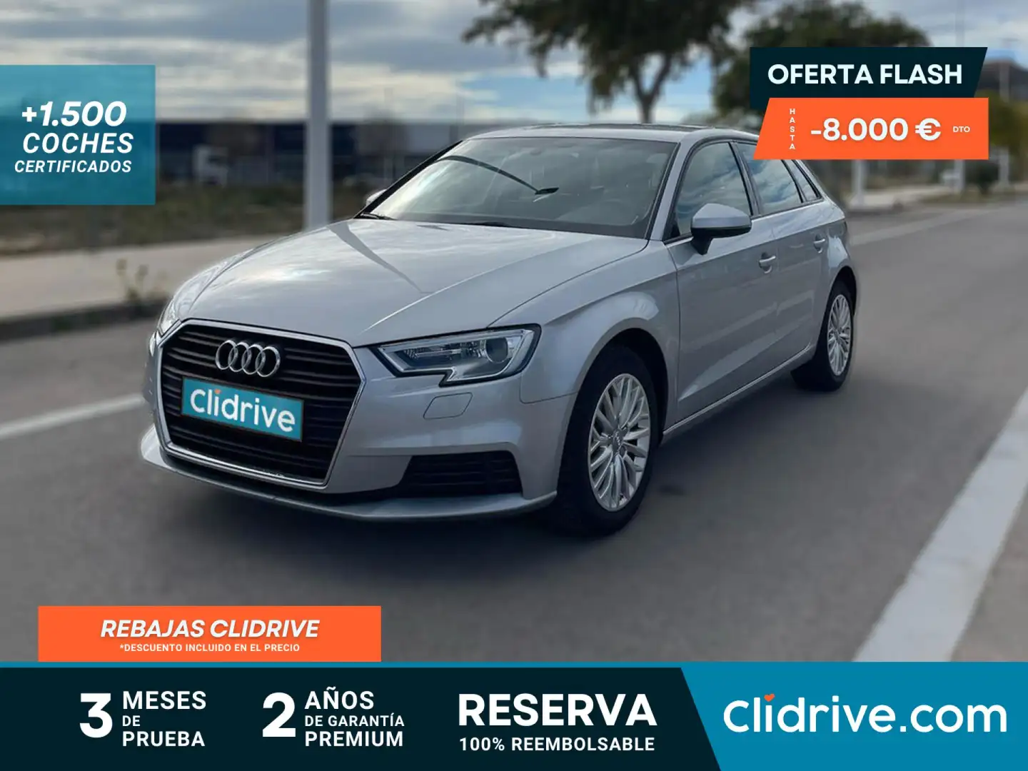 Audi A3 Sportback 1.0 TFSI 85kW Gris - 1