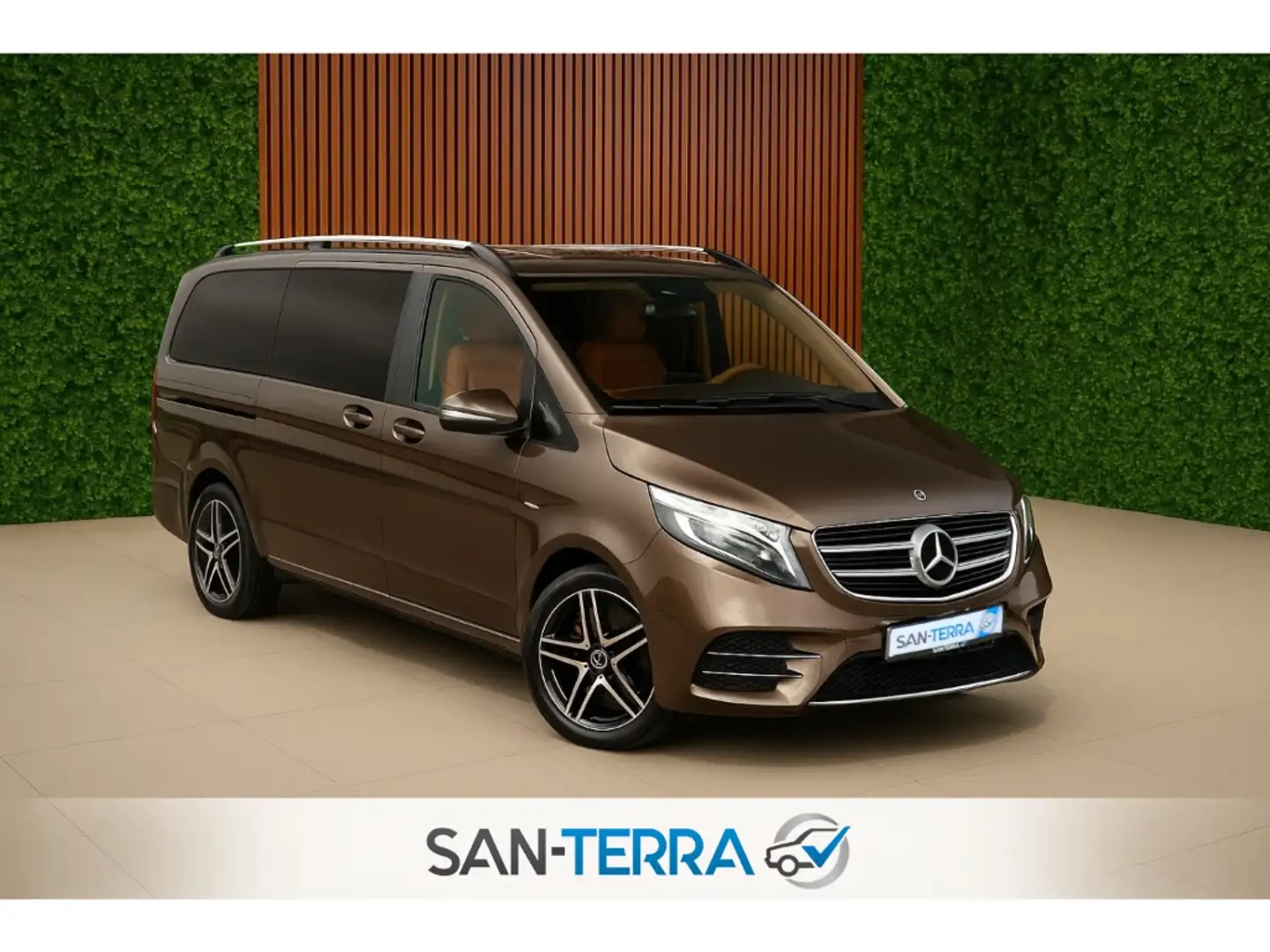 Mercedes-Benz V 250 d AVANTGARDE 4M AMG LEDER*NAVI*LED*360-KAMERA*AHK Braun - 1