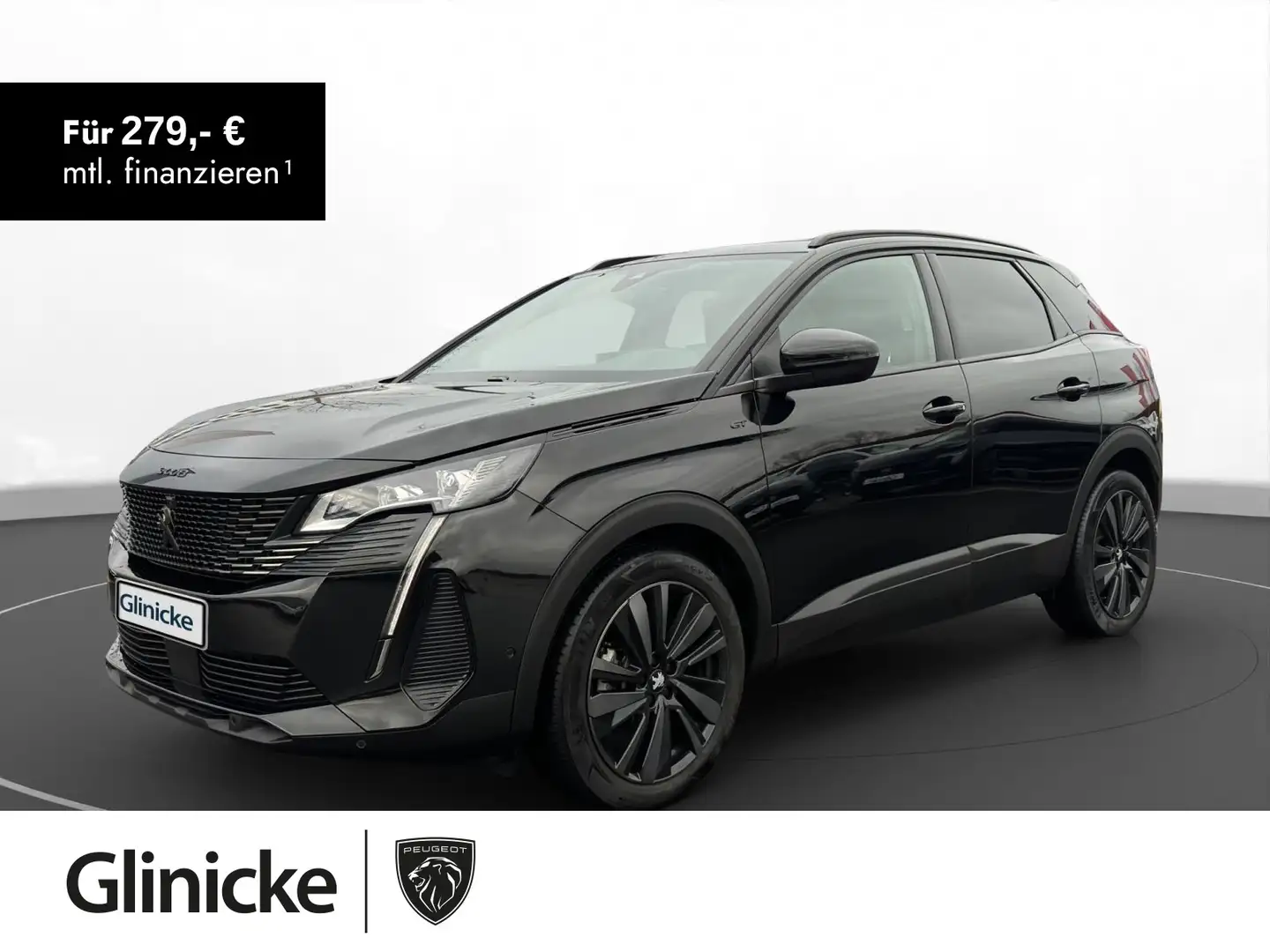 Peugeot 3008 GT 145PS Schiebedach 360°Kamera ACC PDC SHZ Noir - 1