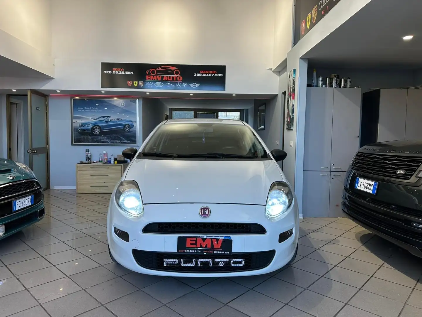 Fiat Punto 1.3 MJT II 75 CV 5 porte Street ok neopatentati Bianco - 2