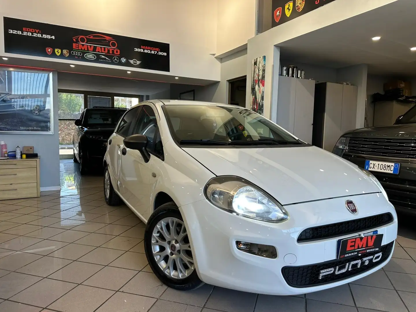 Fiat Punto 1.3 MJT II 75 CV 5 porte Street ok neopatentati Bianco - 1