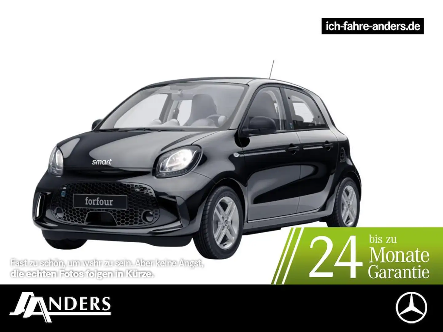 smart forFour EQ COOL & AUDIO+SHZ+22kW+Tempomat+BT+LM Noir - 1