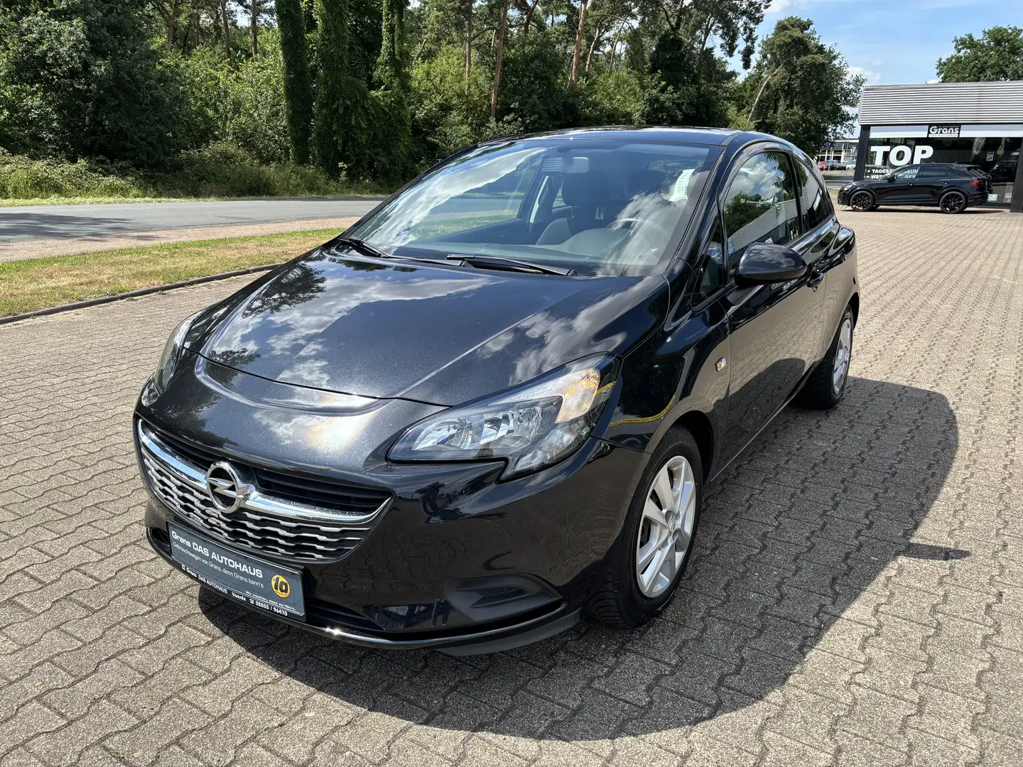 Opel Corsa Edition mit Klima Lenkradheizung Schwarz - 1