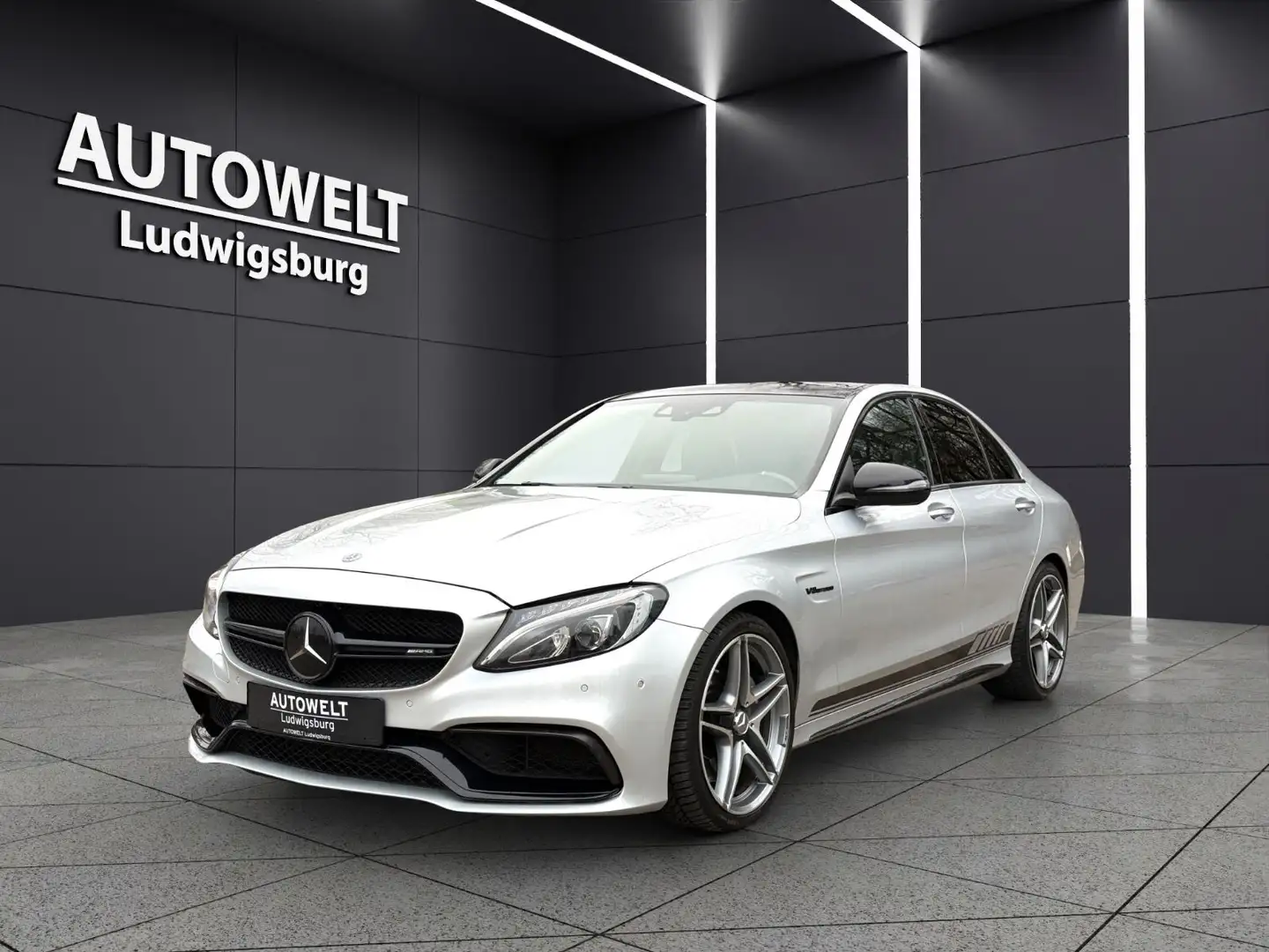 Mercedes-Benz C 63 AMG C63 AMG 7G-Tronic Limousine TOP AUSSTATTUNG Argent - 1