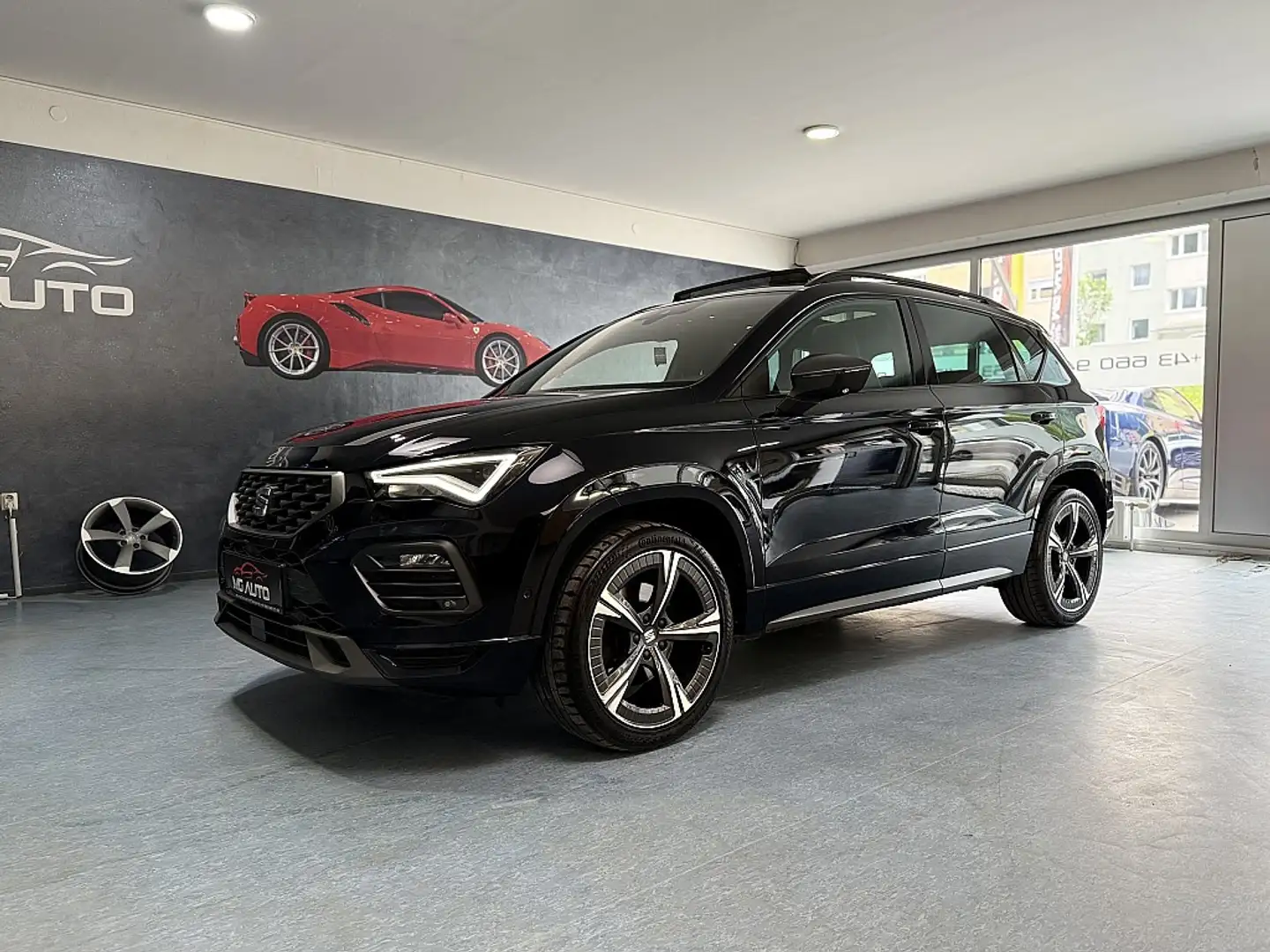 SEAT Ateca 2.0 TDI FR DSG ALLRAD VOLL AUSSTATTUNG Schwarz - 1