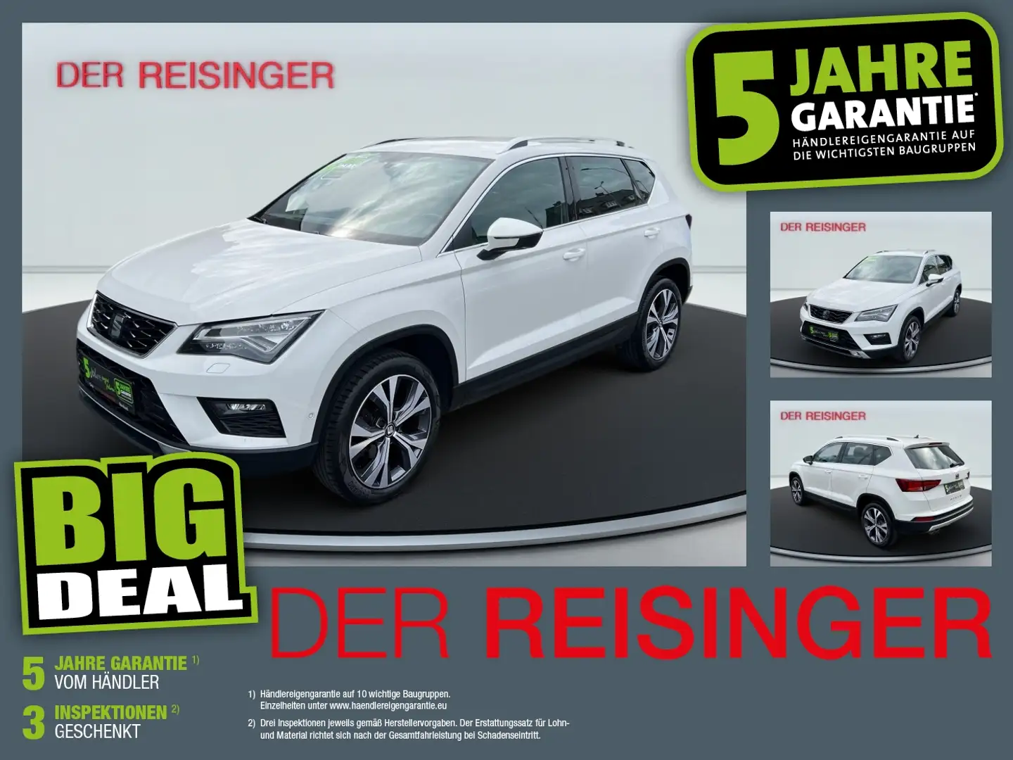 SEAT Ateca Xcellence TSI DSG Blanc - 1