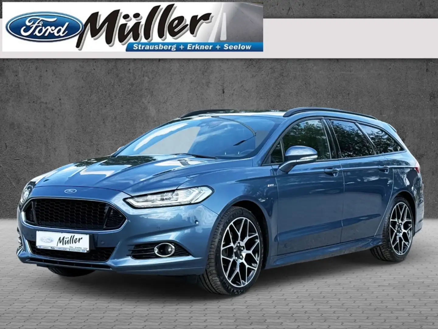 Ford Mondeo ST-Line 2.0 TDCi Autom. Leder LED Panoramadach Blauw - 1