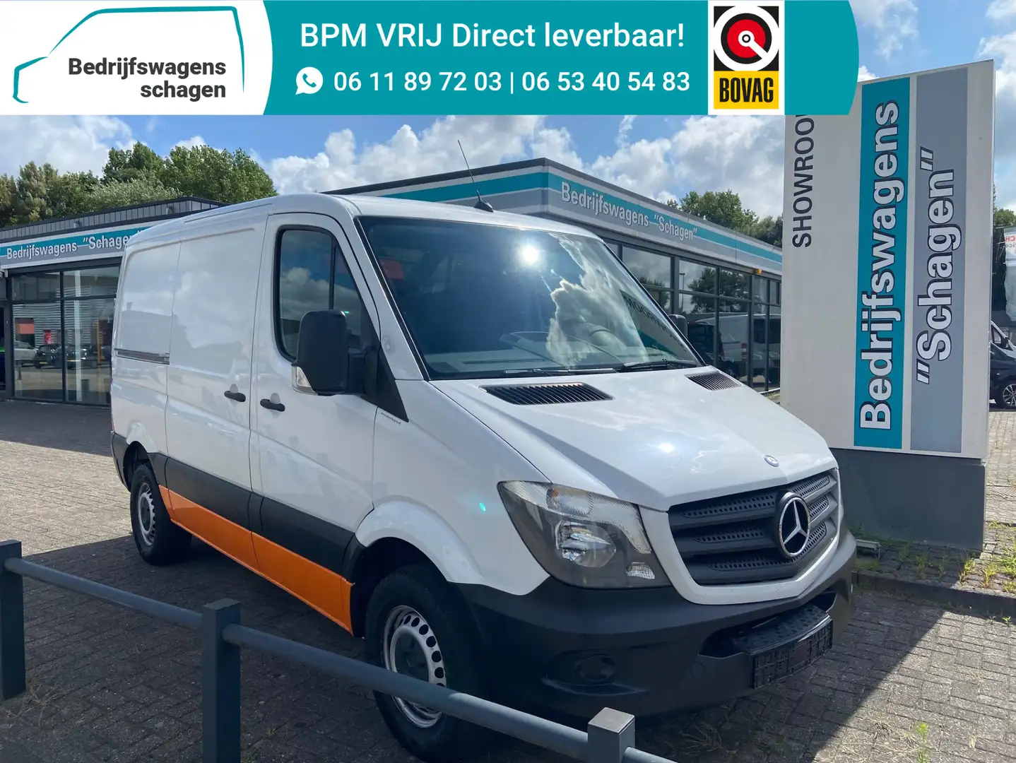 Mercedes-Benz Sprinter 213 CDI L1H1 Airco | Trekhaak | Gev. Stoel | Camer Wit - 1