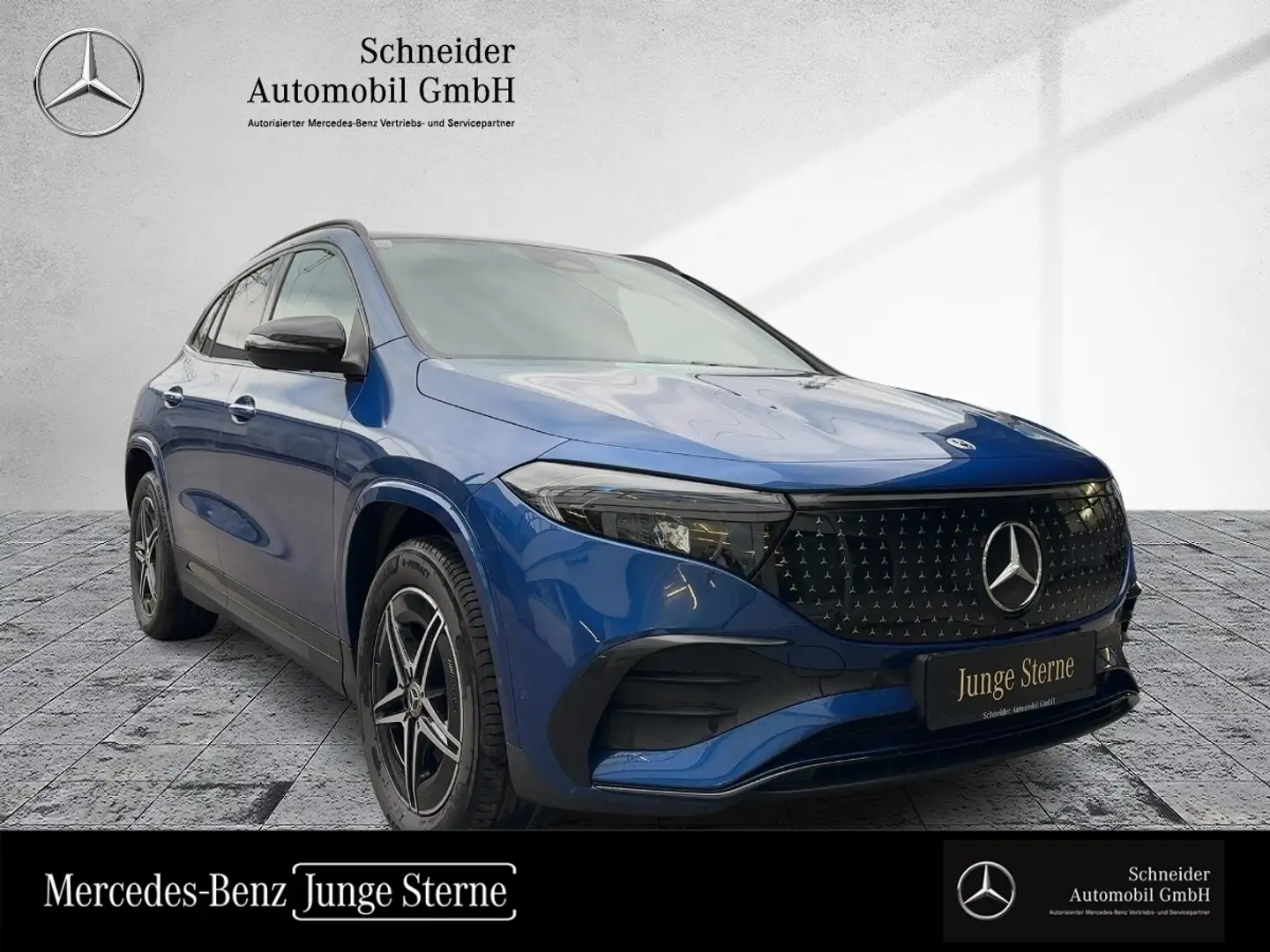 Mercedes-Benz EQA 350 4MATIC W-Paket Navi Night KAM SpurW PDC Bleu - 1