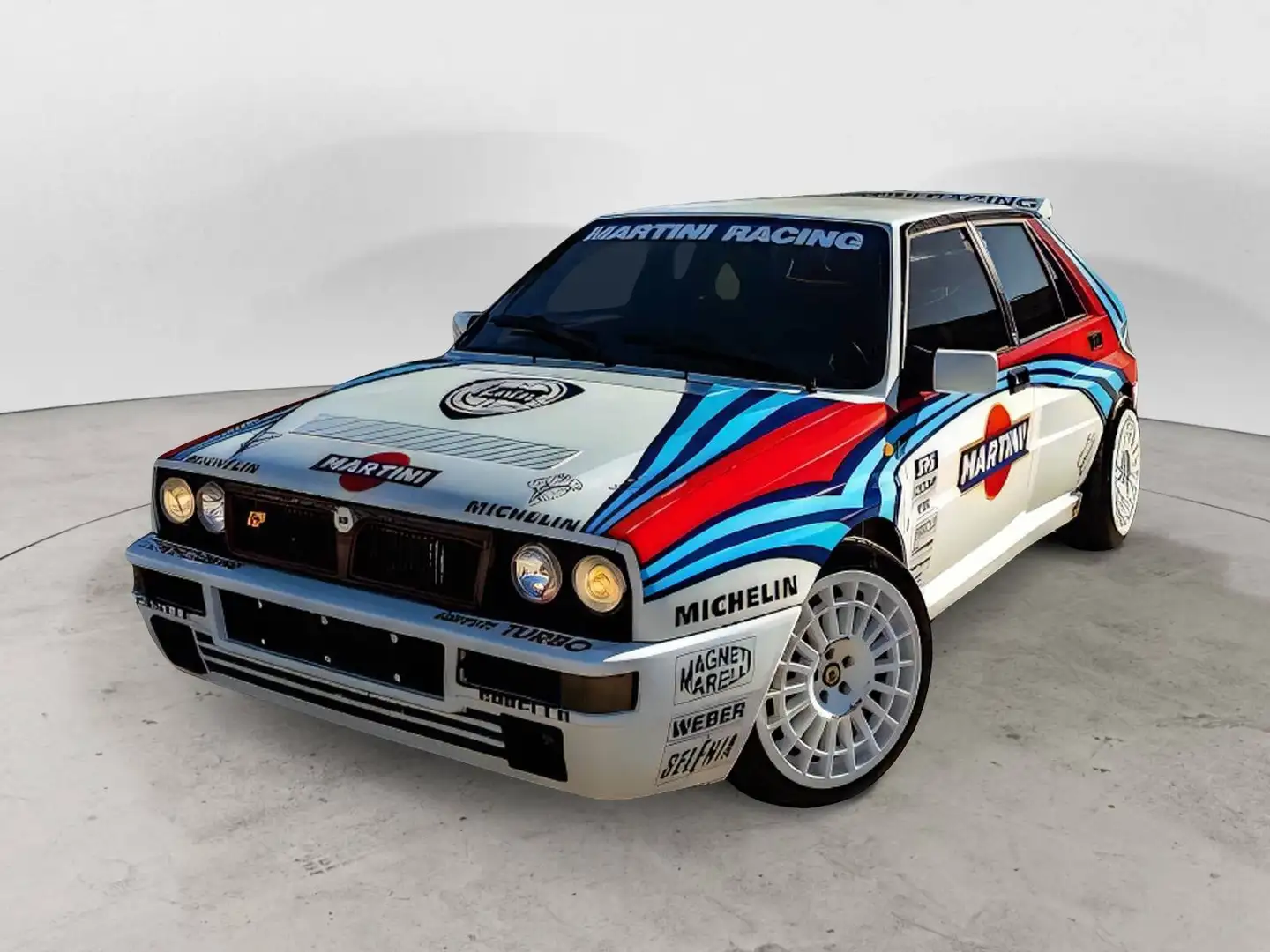 Lancia Delta 2.0 16v HF Integrale MARTINI RACING Weiß - 1