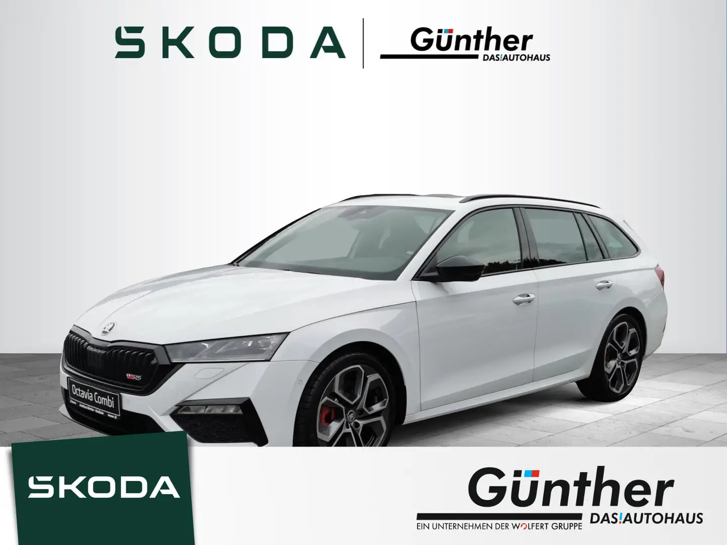 Skoda Octavia Combi RS 2.0 TSI+PANORAMA+AHK+ Weiß - 1