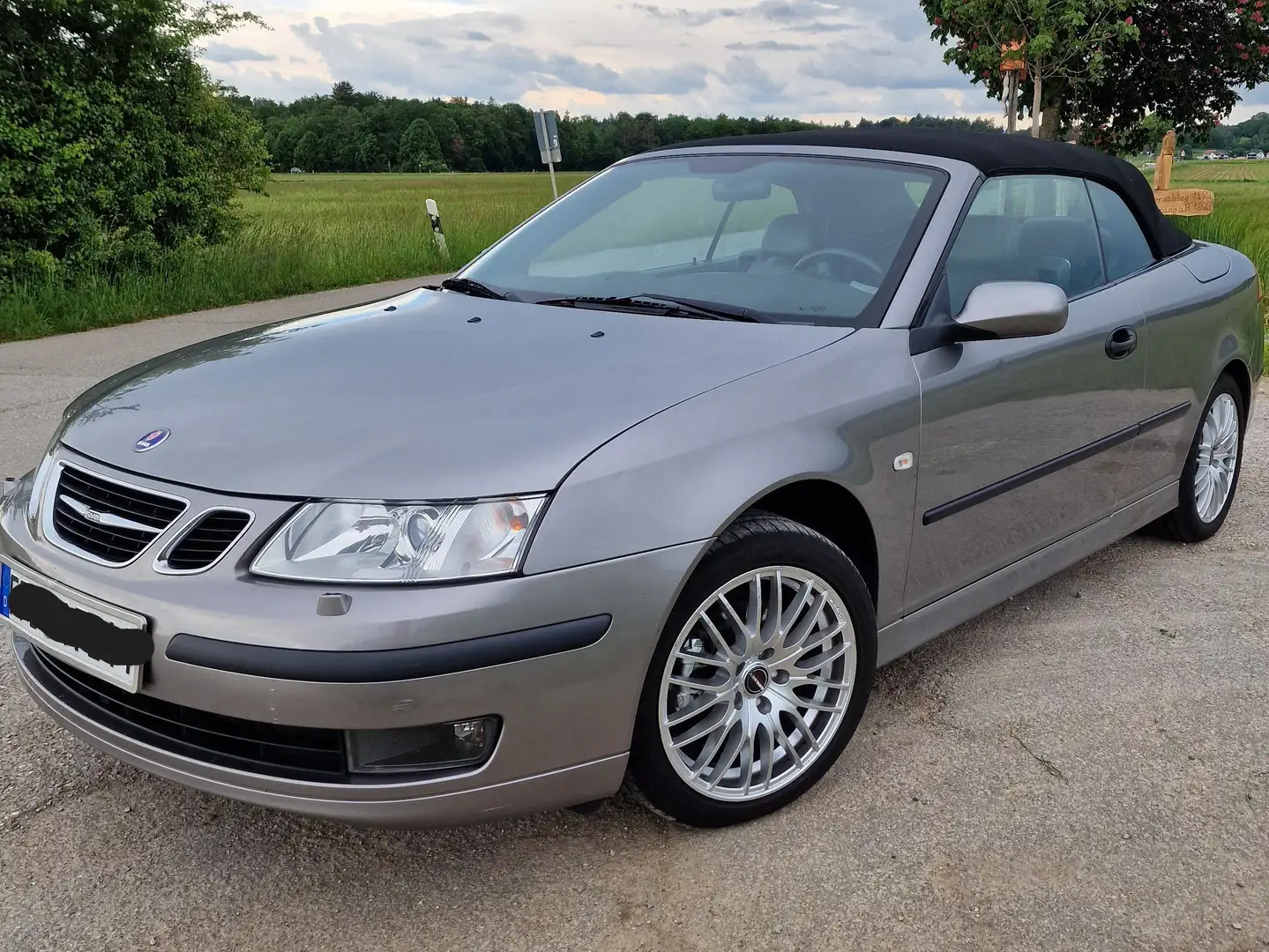Saab 9-3 9-3 Cabriolet 1.8 t Cabrio Linear Grau - 2