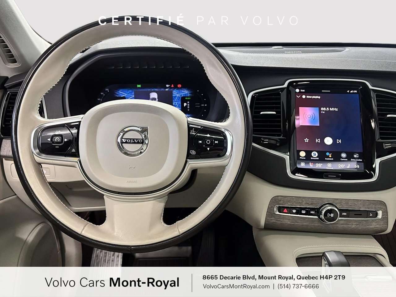 2024 Volvo XC90 Plus Bright Theme Plug-In Hybrid T8 HARMAN KARDON, thumb 10