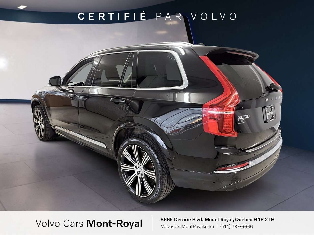 2024 Volvo XC90 Plus Bright Theme Plug-In Hybrid T8 HARMAN KARDON, alt 4