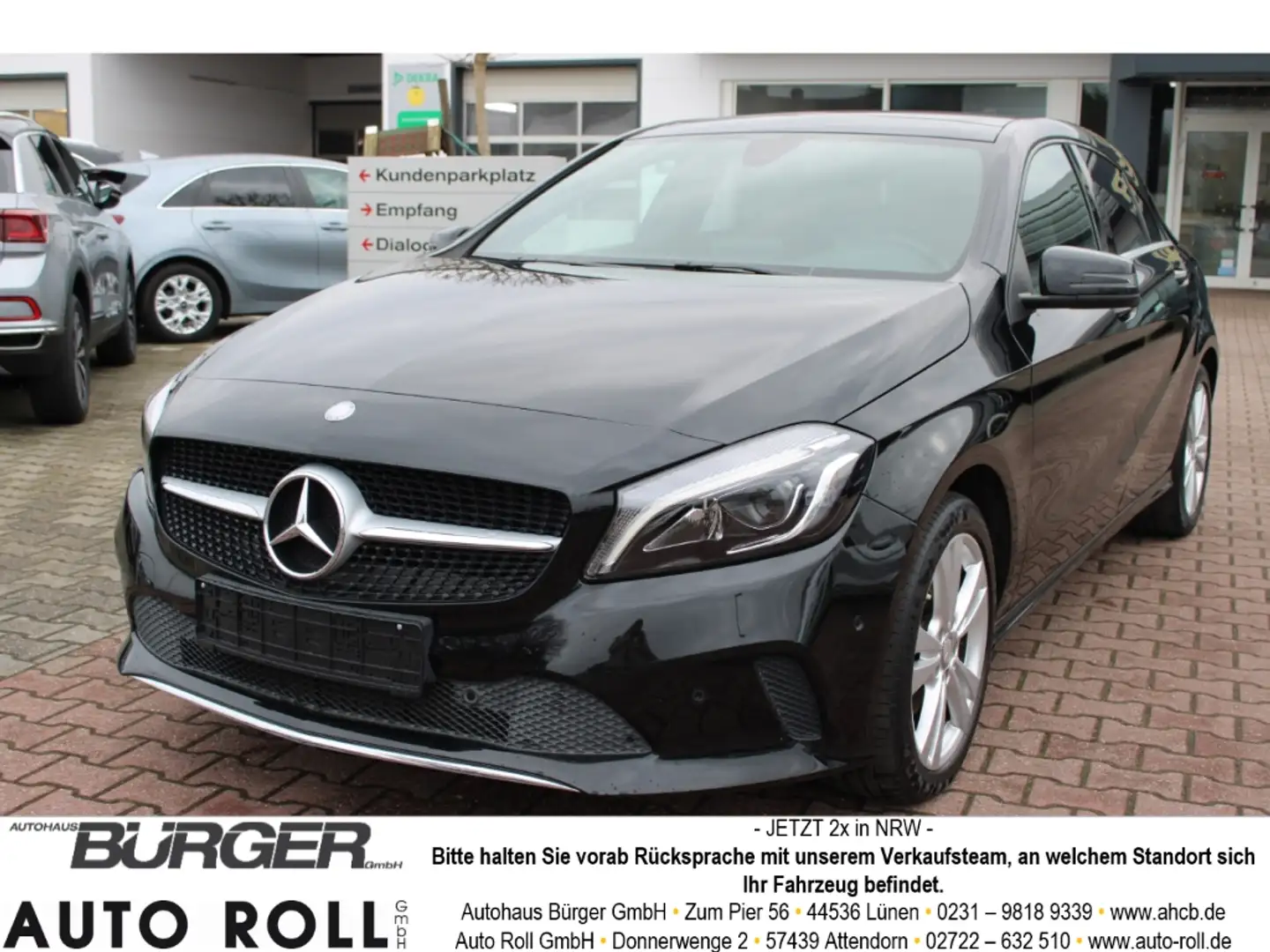Mercedes-Benz A 200 CDI Navi Pano Kamera SitzHZG LED PDC v+h Teilleder Zwart - 1
