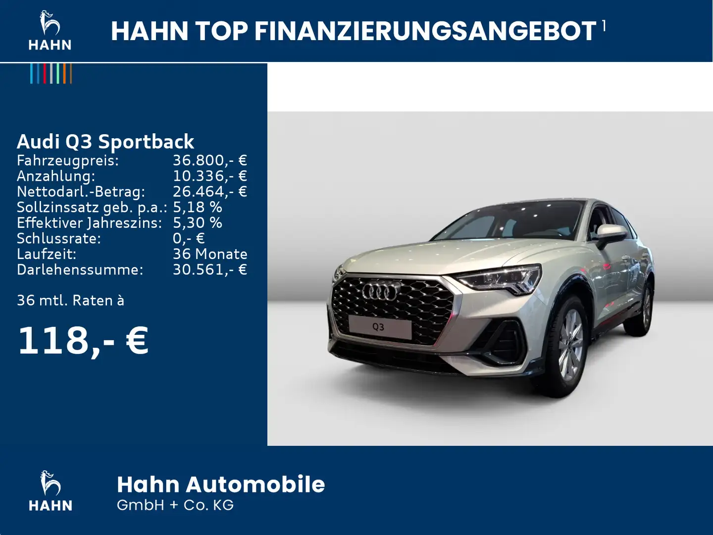 Audi Q3 35 TFSI - Businesspaket - Rückfahrk Argent - 2