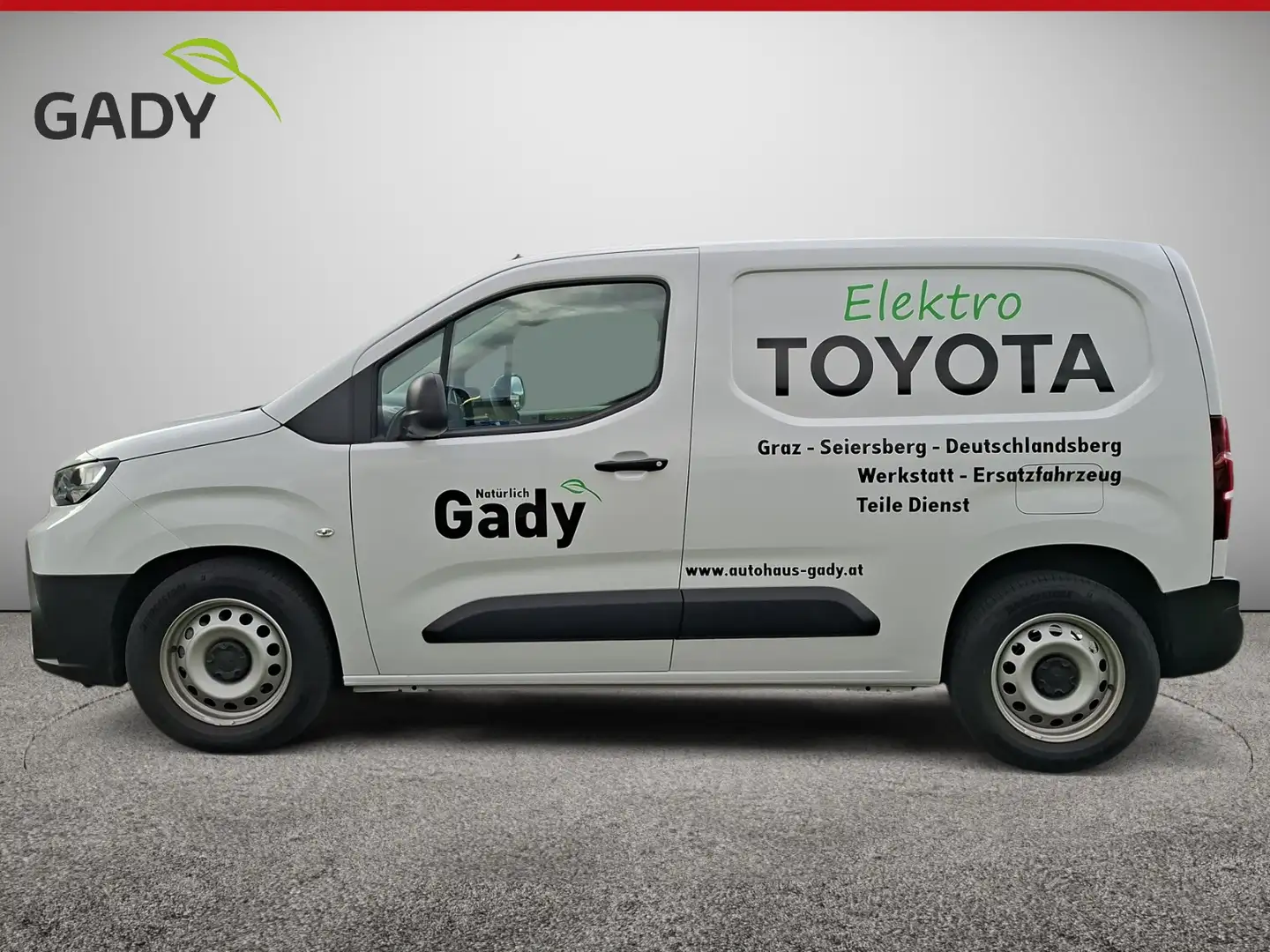 Toyota Proace City Elektro 50 kWh, ProWork Blanc - 2