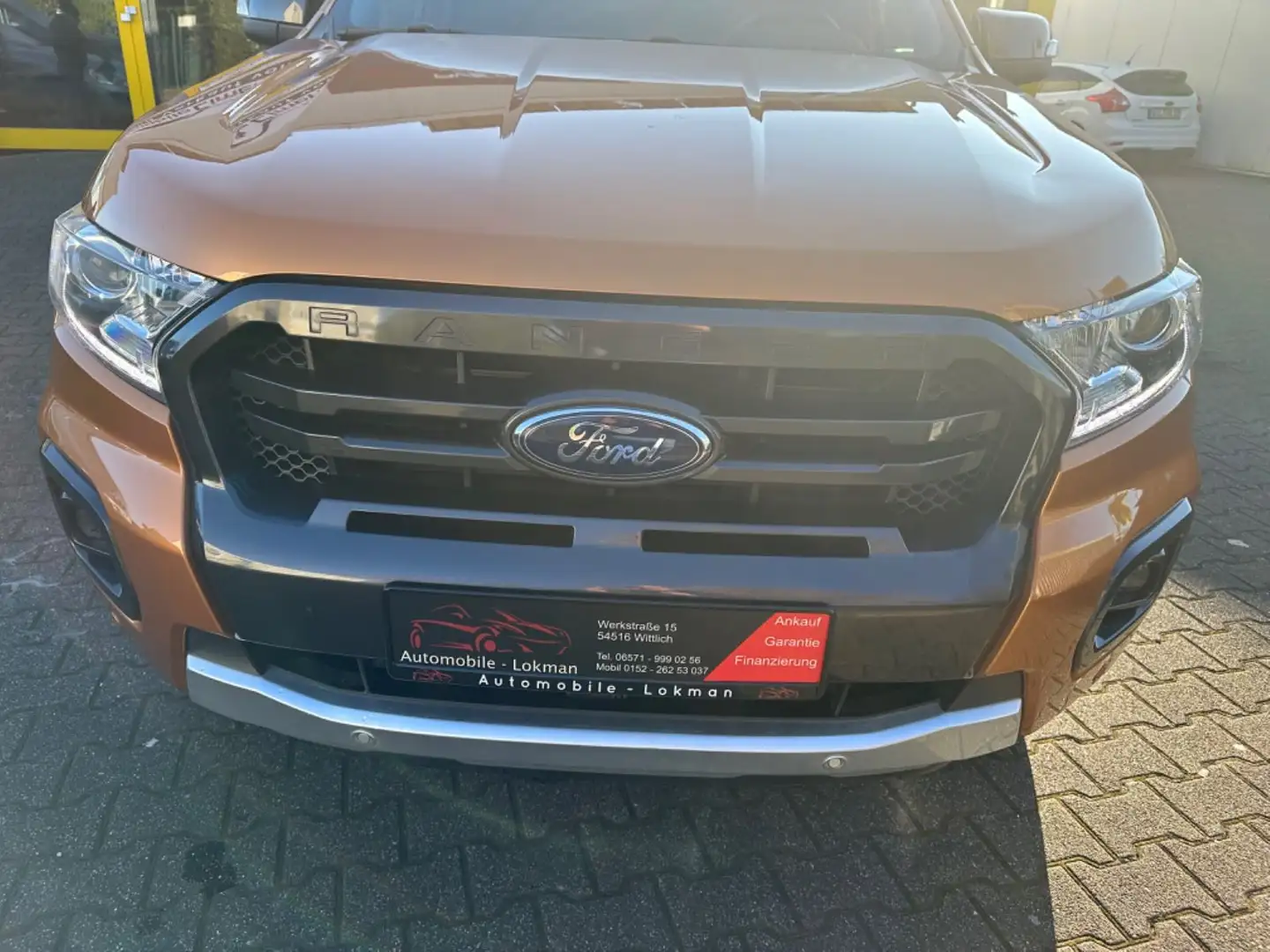 Ford Ranger NEUER MOTOR 4x4 Wildtrak*AHK*BI-X*KAMERA Pomarańczowy - 2