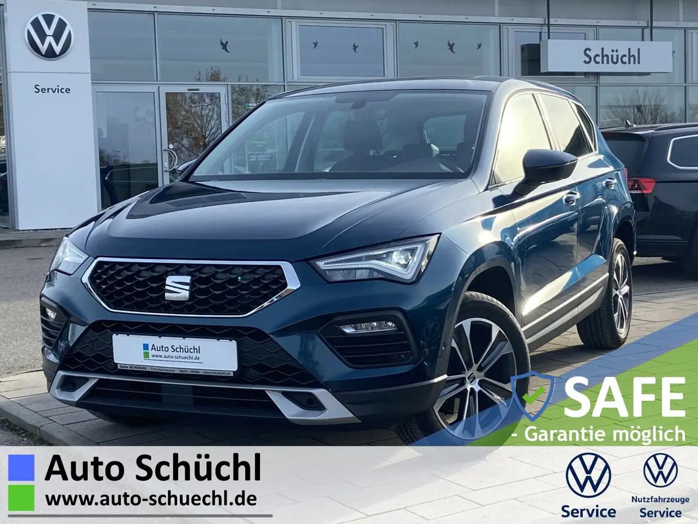 SEAT Ateca 1.5 TSI Style 17"+NAVI-PRO+LED+PANORAMA+PA Blau - 1