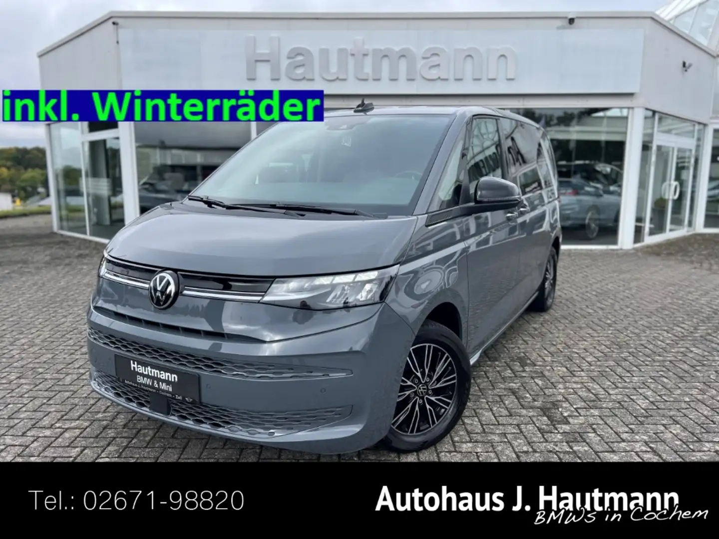 Volkswagen T7 Multivan Life 2.0 TDI *1.HAND*AHK*ACC*RFK* Grigio - 1