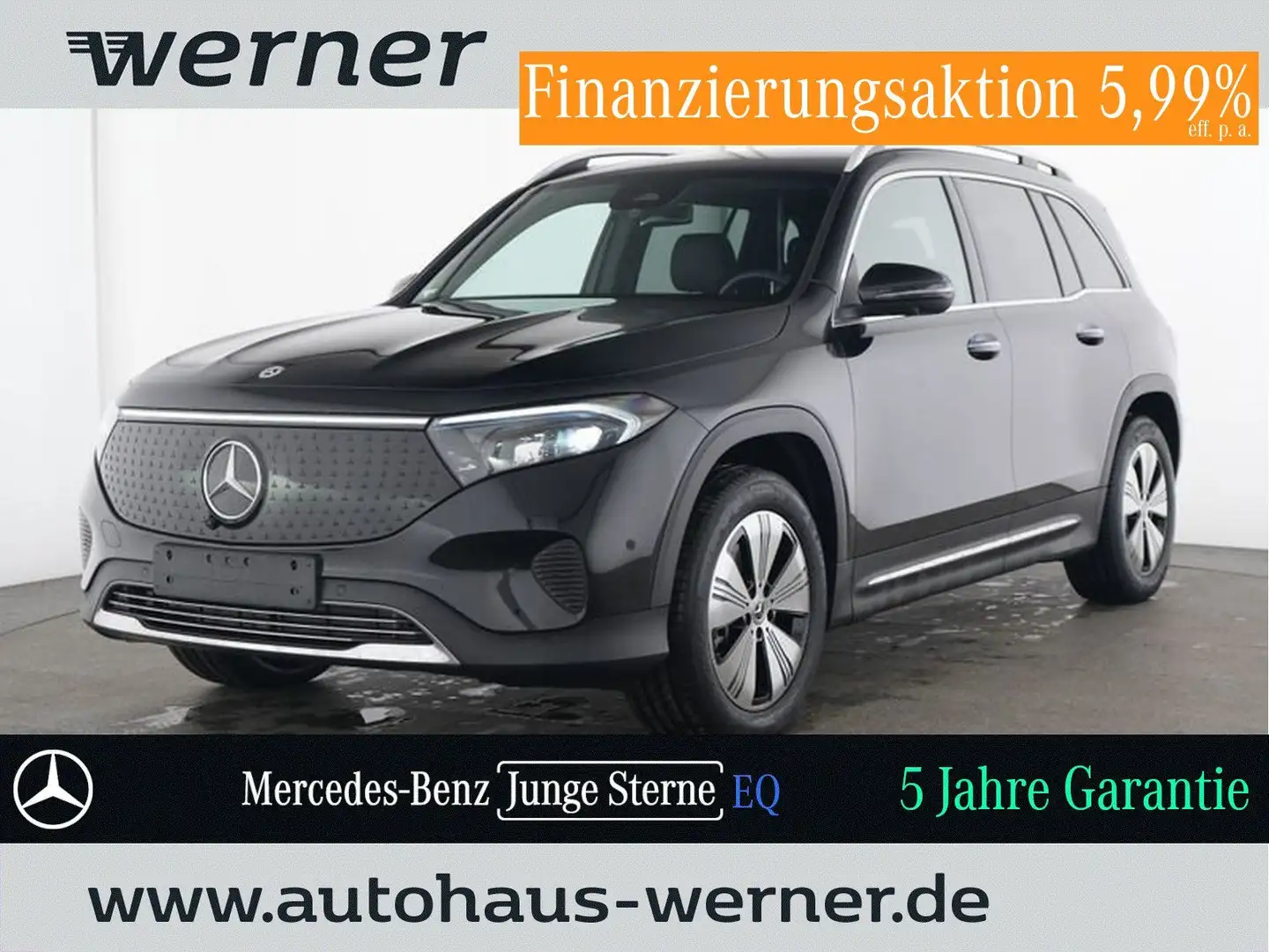 Mercedes-Benz EQB 300 4M PROG-ADV+ MEMORY FAP 360° SOUND KEYLG Schwarz - 1