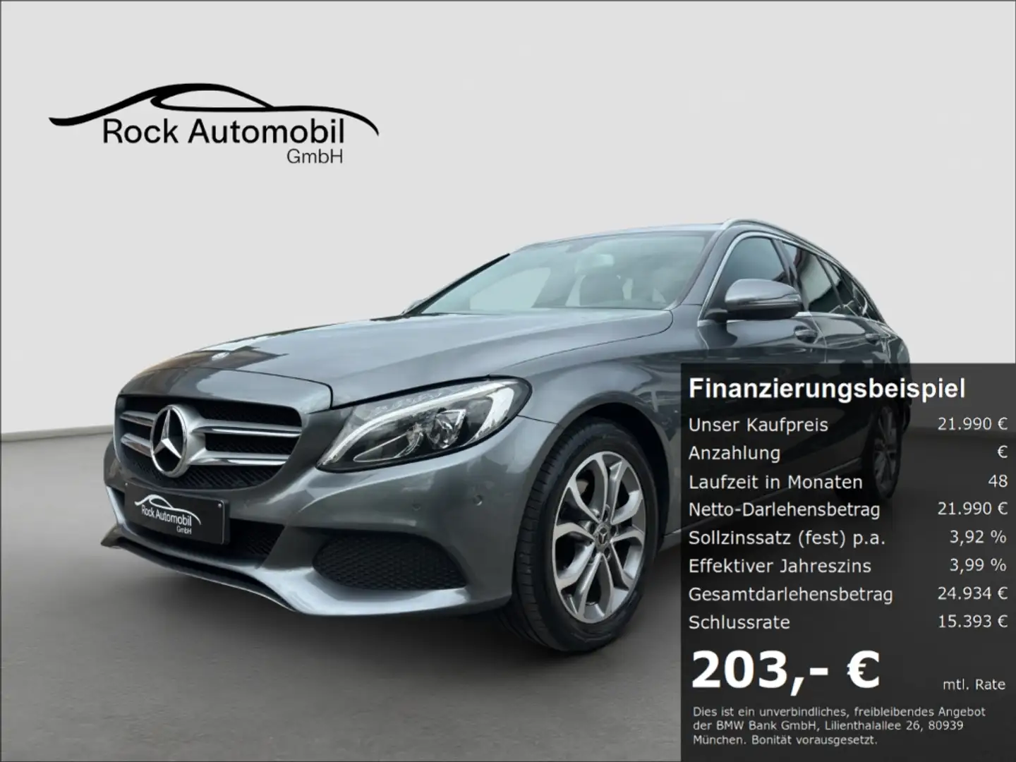 Mercedes-Benz C 220 d T 9G LED Navi 2.Hand Grau - 1
