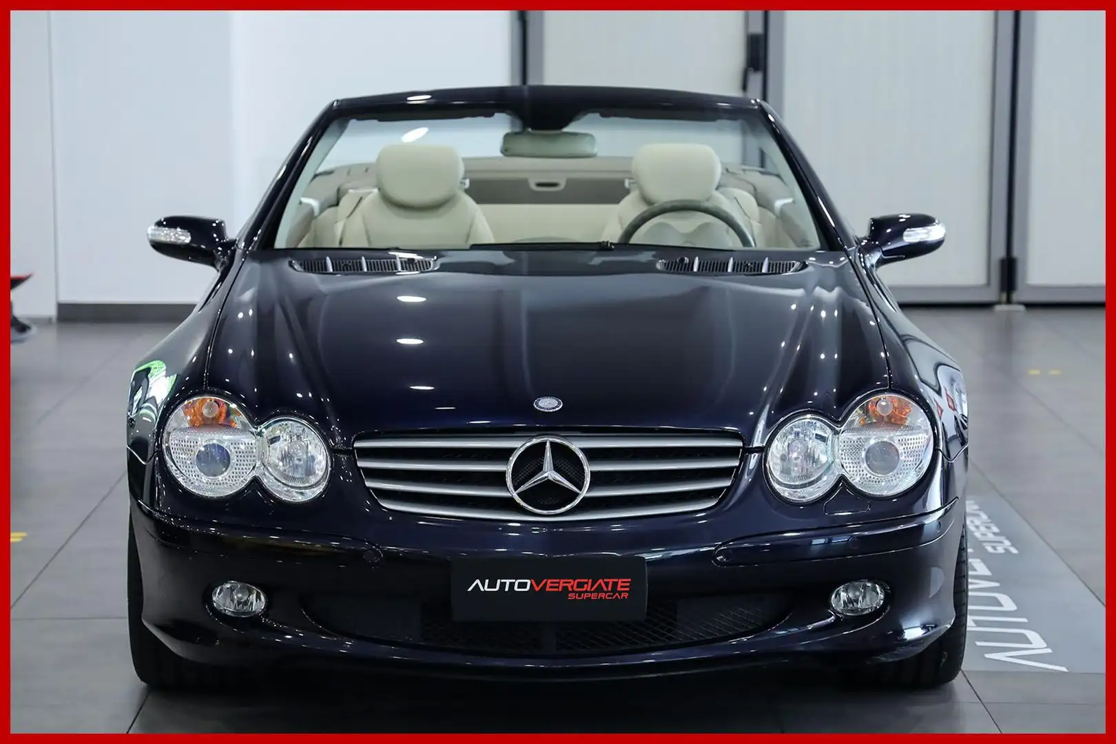 Mercedes-Benz SL 350 ITALIANA - TAGLIANDATA - ASI Bleu - 2