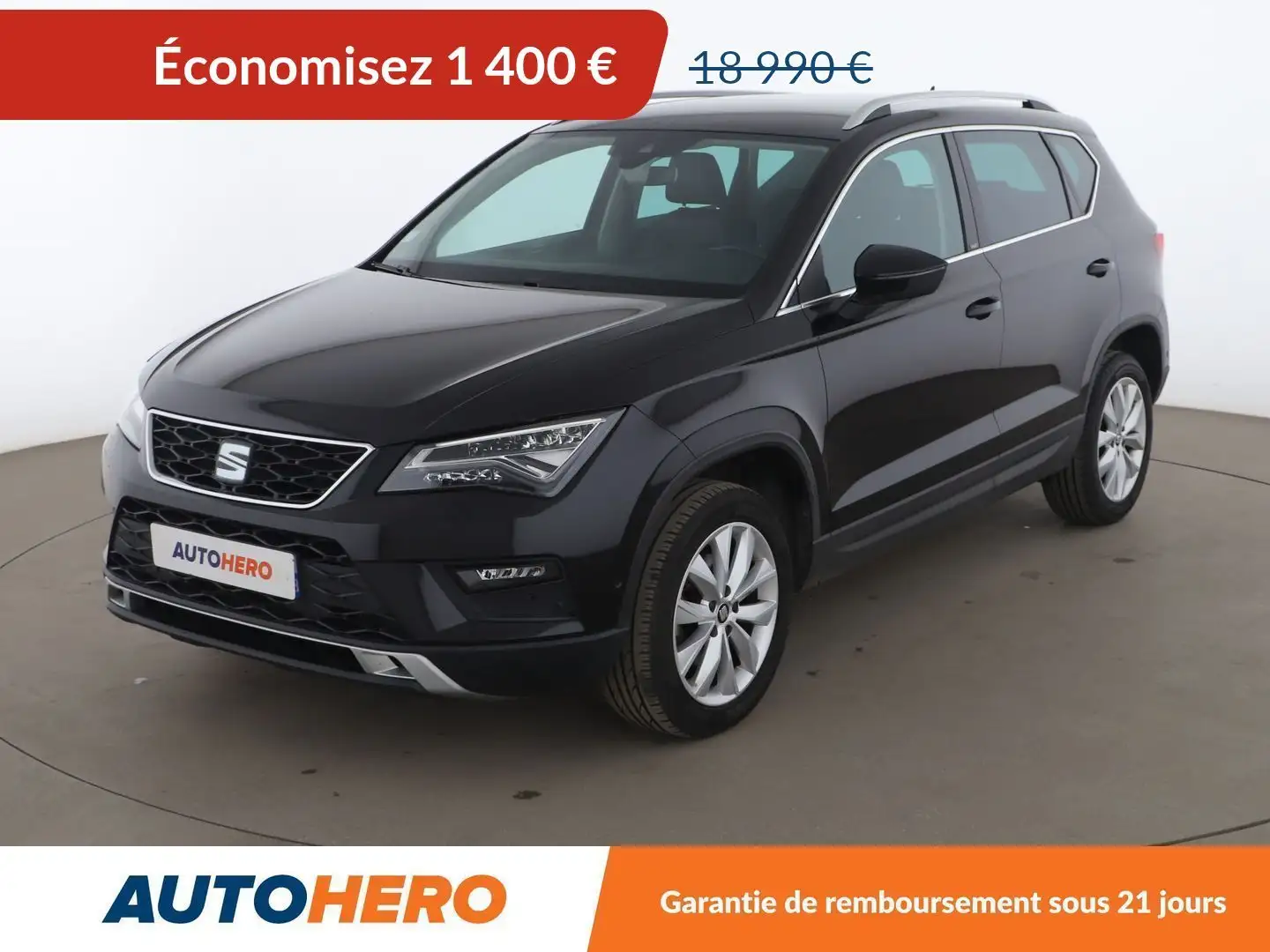 SEAT Ateca 1.6 TDI Ecomotive Urban Advanced DSG7 Černá - 1