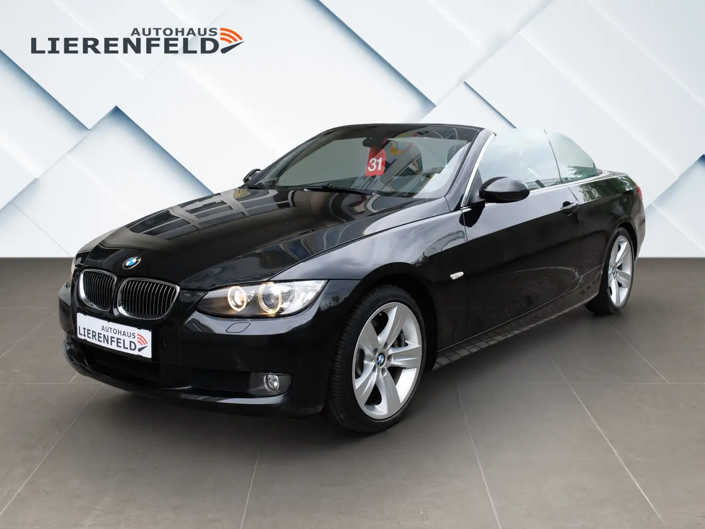 BMW 325 i Cabrio Automatik Leder Navi 1.Hand Schwarz - 1