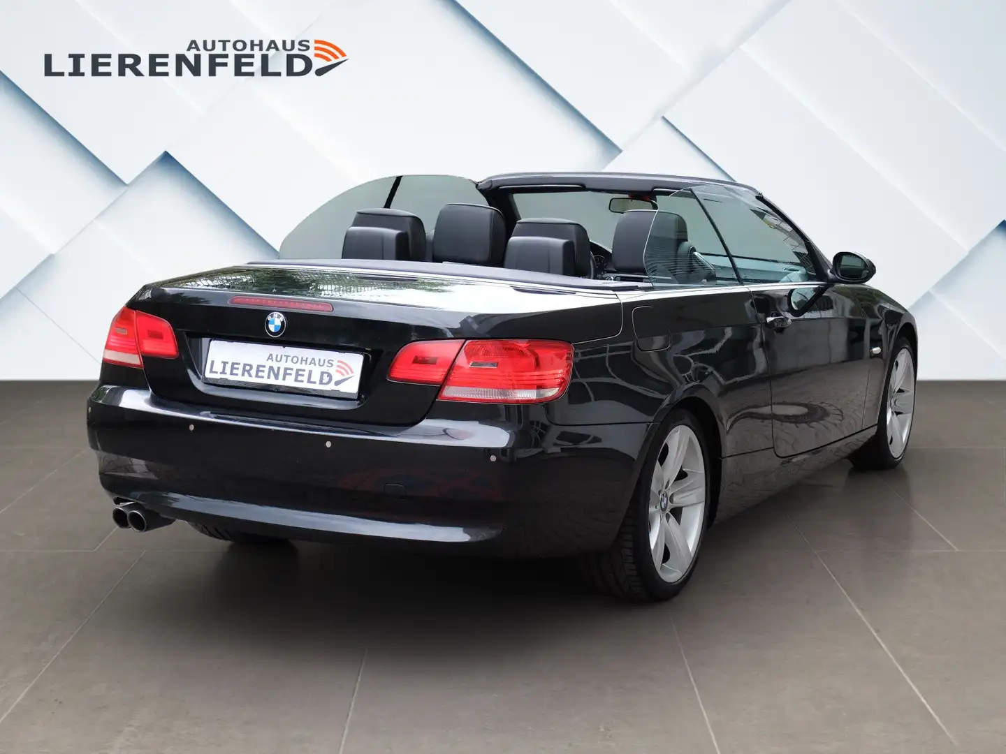 BMW 325 i Cabrio Automatik Leder Navi 1.Hand Schwarz - 2