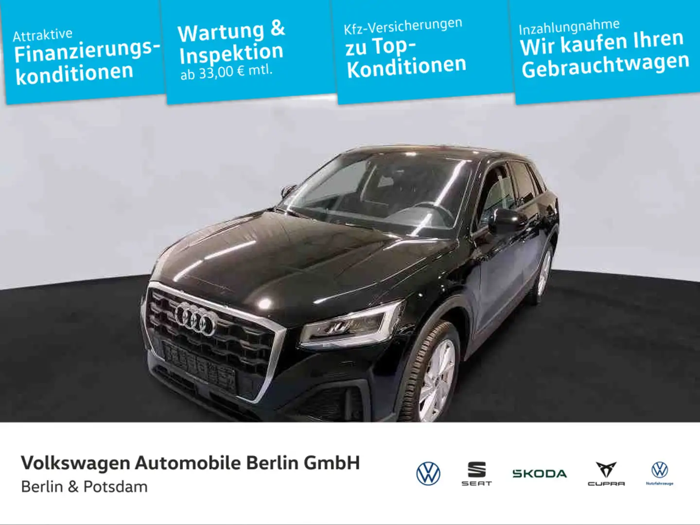 Audi Q2 35 1.5TFSI S-tronic NAVI KAMERA LED SHZ PDC Zwart - 1
