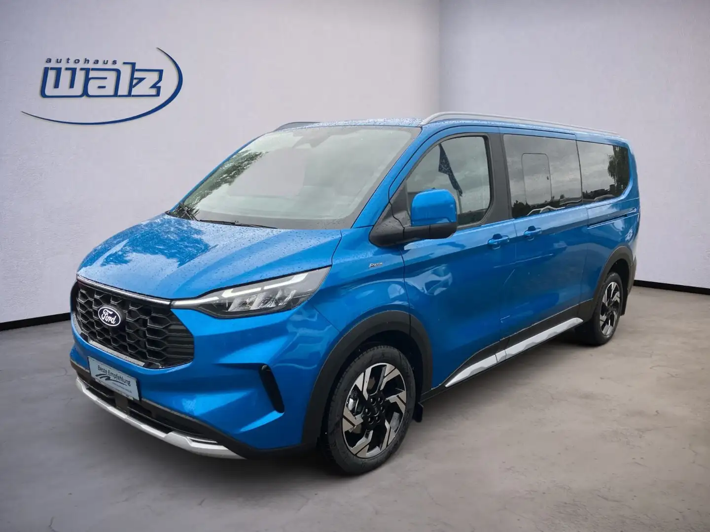 Ford Tourneo Custom Bus 320 L2 Tourneo Active FWD Aut, AHK 5 Jahre Gar Blau - 1
