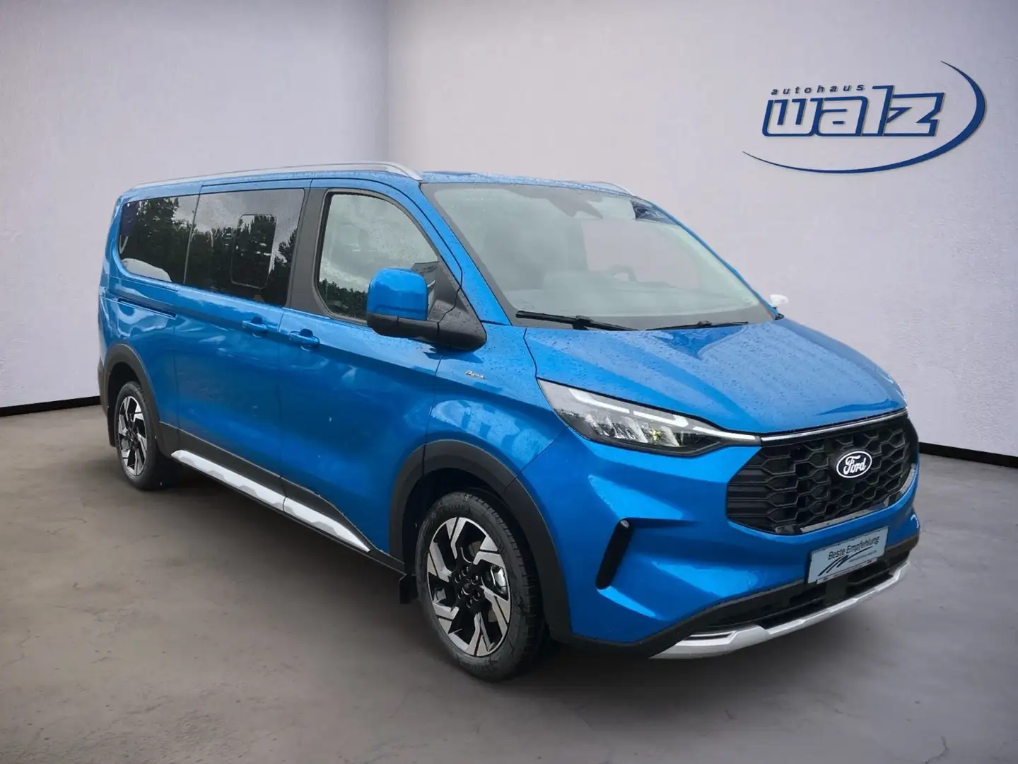 Ford Tourneo Custom Bus 320 L2 Tourneo Active FWD Aut, AHK 5 Jahre Gar Blau - 2