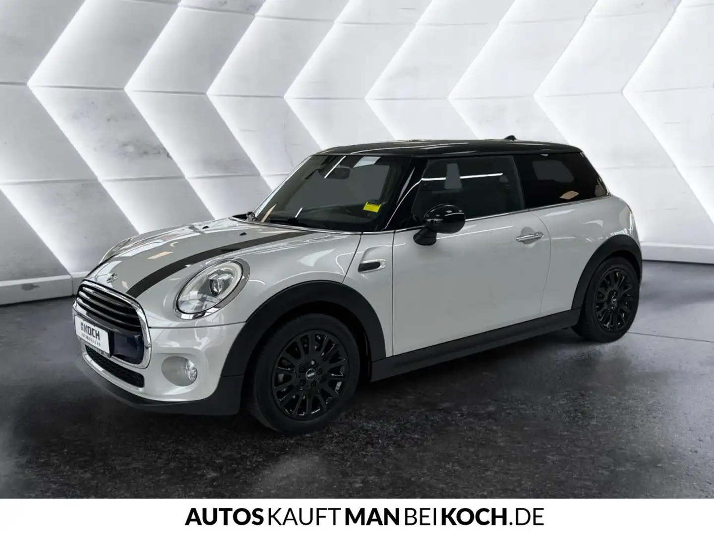 MINI Cooper D AUTOMATIK LED NAVI TEILLEDER Klima Blanc - 2