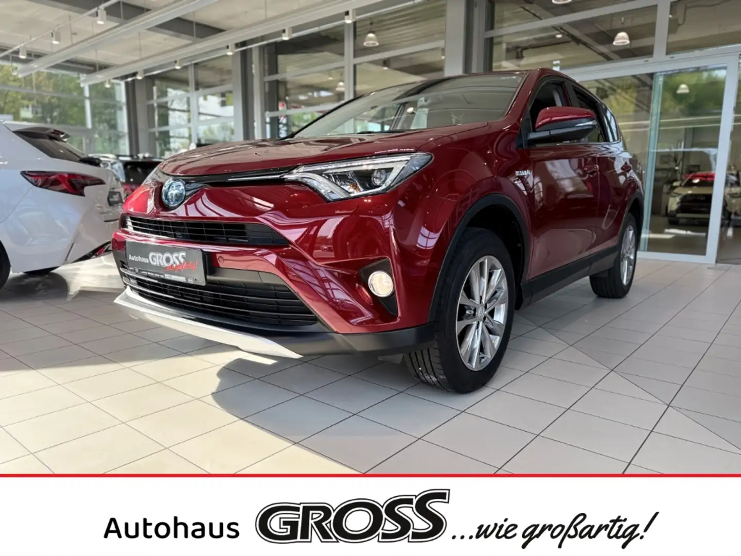 Toyota RAV 4 Team D Hybrid AWD LED El. Heckklappe Mehrzonenklim Červená - 1
