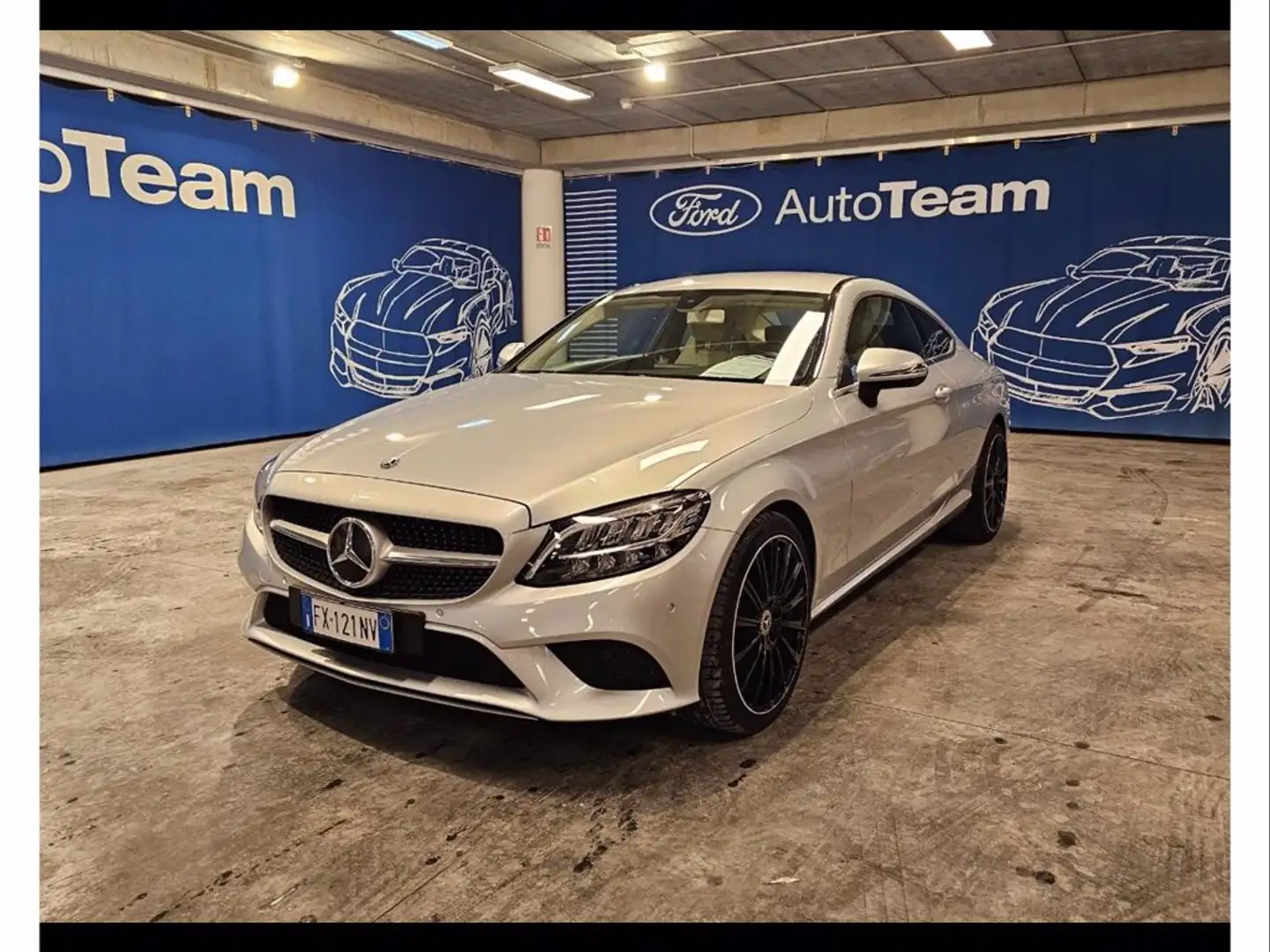 Mercedes-Benz C 220 Classe C coupe 220 d sport auto Gris - 1