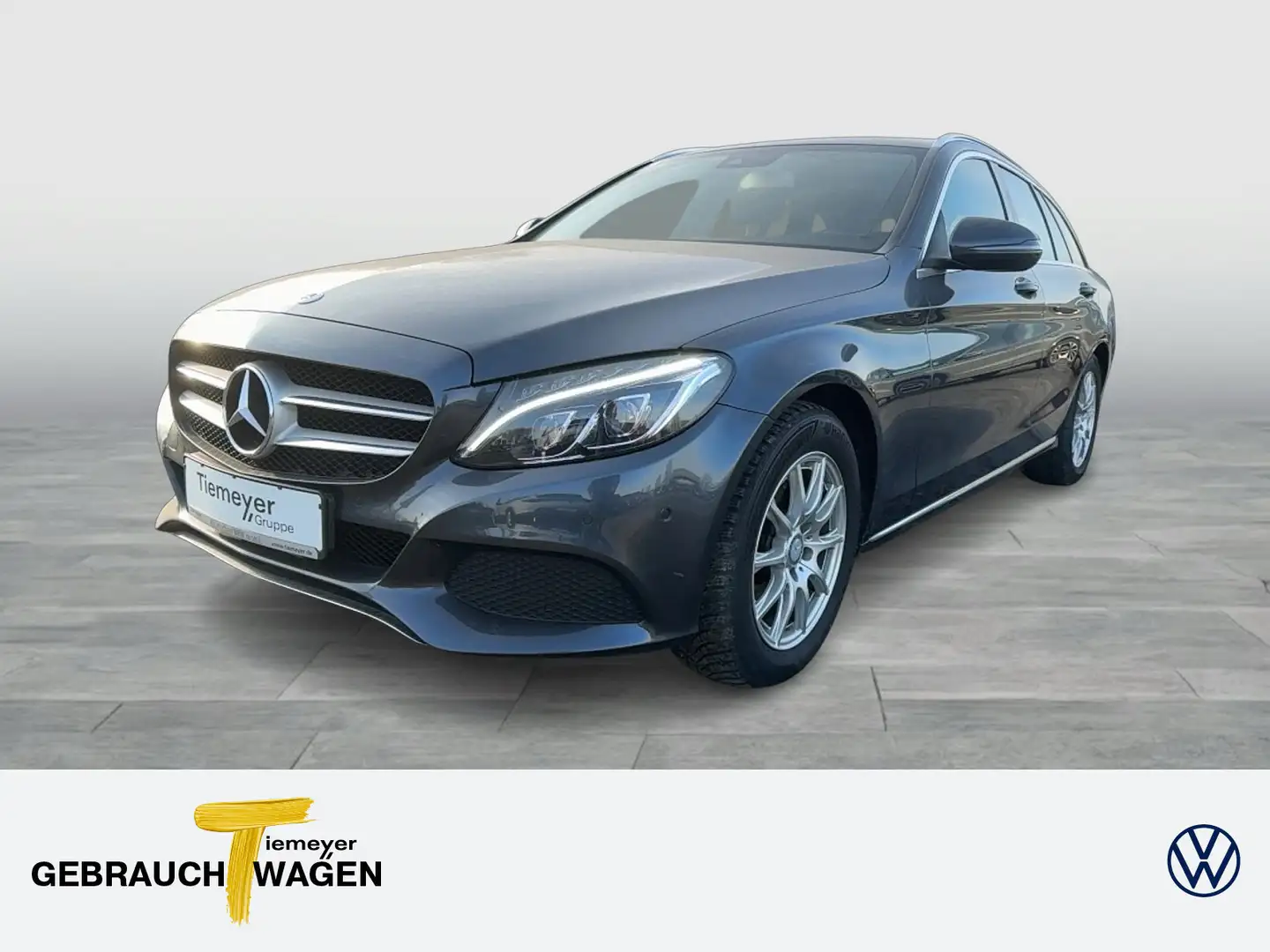 Mercedes-Benz C 200 T AVANTGARDE AHK LED NAVI LM Gris - 1