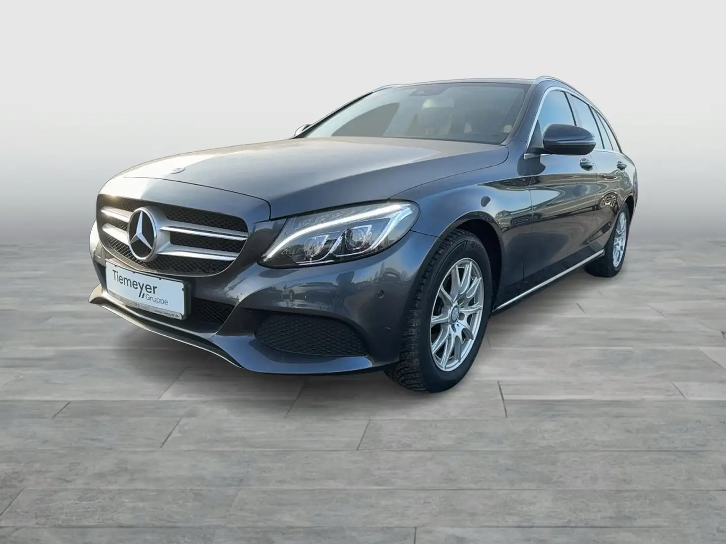 Mercedes-Benz C 200 T AVANTGARDE AHK LED NAVI LM Gris - 2