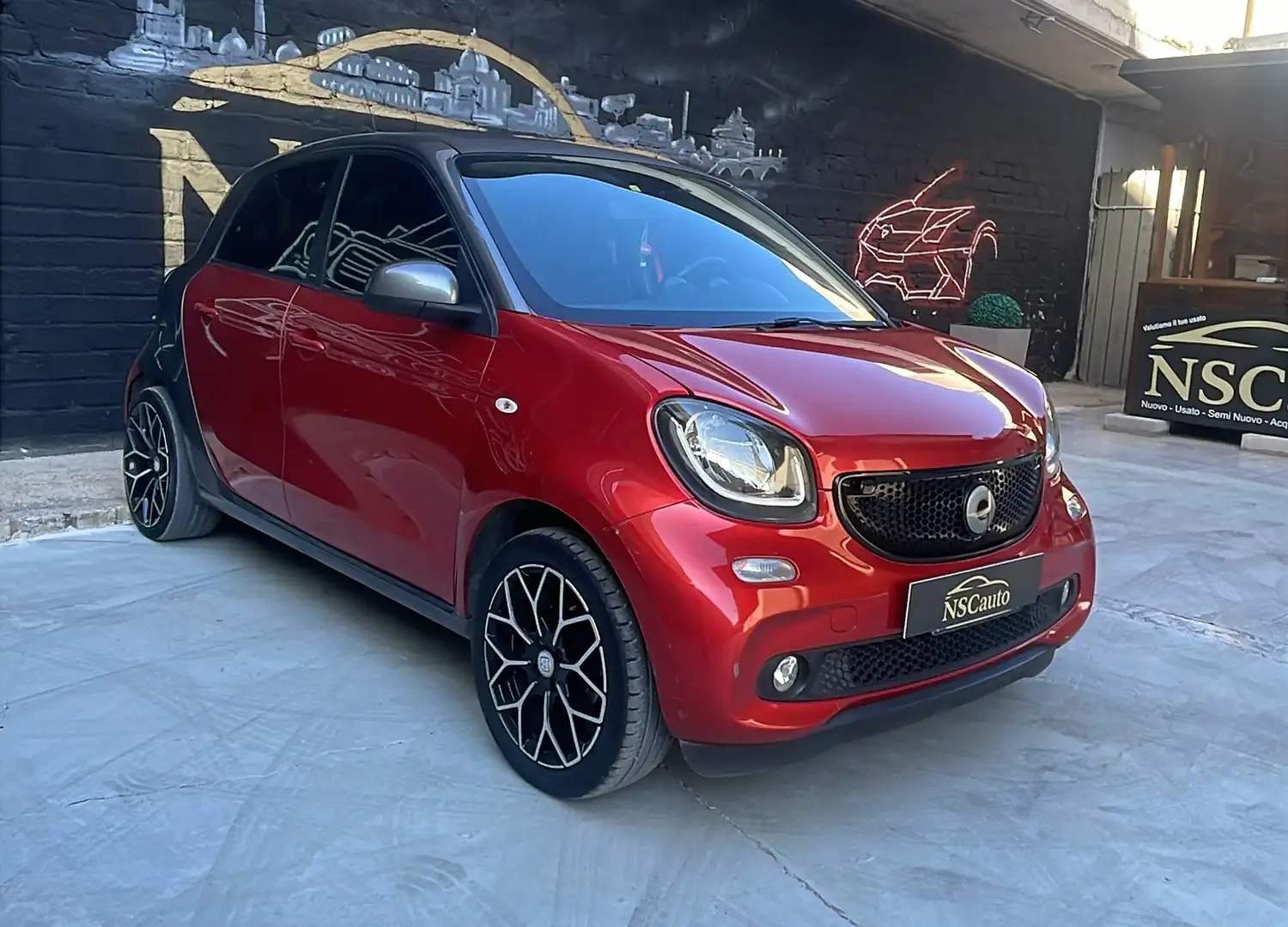 smart forFour Forfour 0.9 t Prime 90cv twinamic Rosso - 2