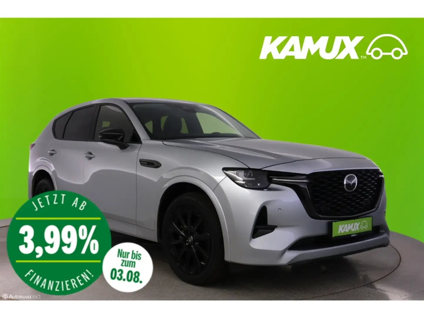 Mazda CX-60 3.3SKYACTIV-D Aut.Homura+LED+NAVI+PANO+SHZ Silber - 1