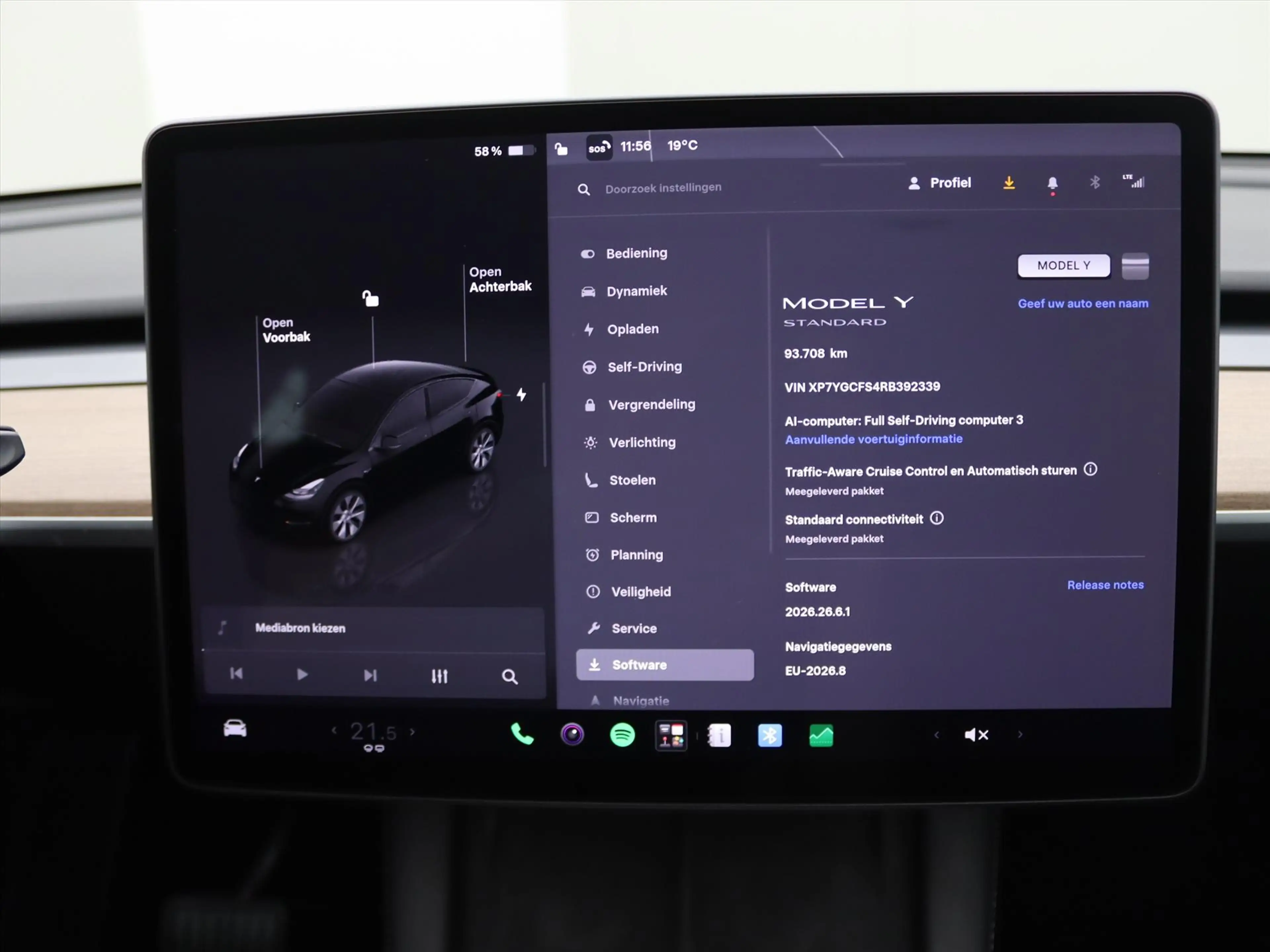 Tesla Model Y Standard RWD Plus 351pk 93,4% SoH [ TREKHAAK+RYZEN — photo 32