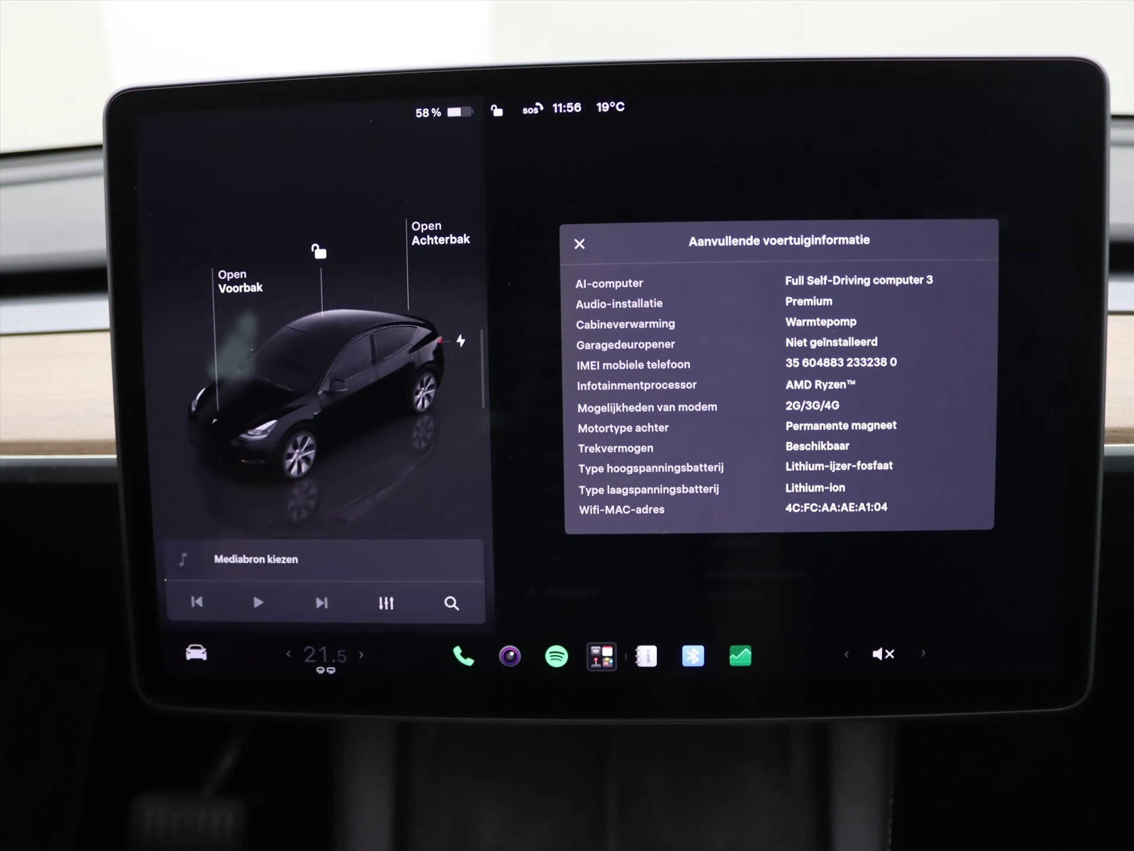 Tesla Model Y Standard RWD Plus 351pk 93,4% SoH [ TREKHAAK+RYZEN — photo 33
